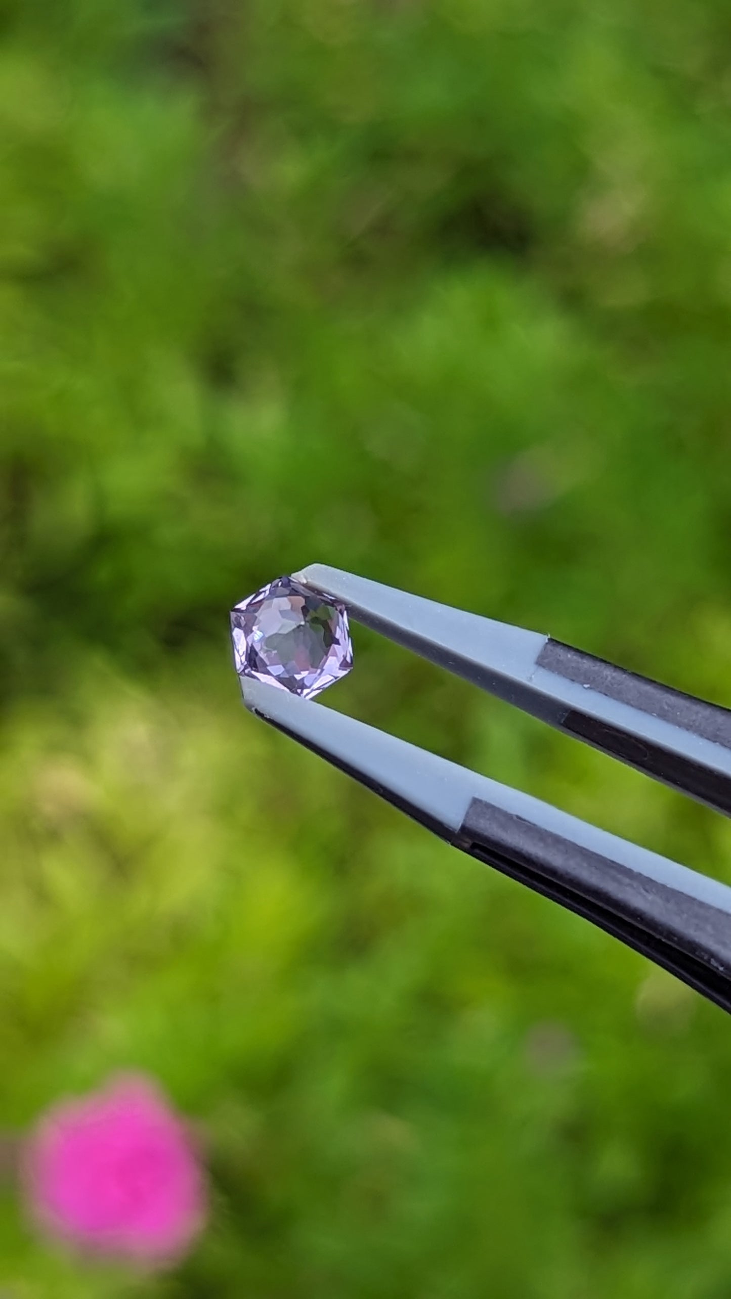 【ヘキサゴンカット①】天然パープルスピネル 約0.665ct