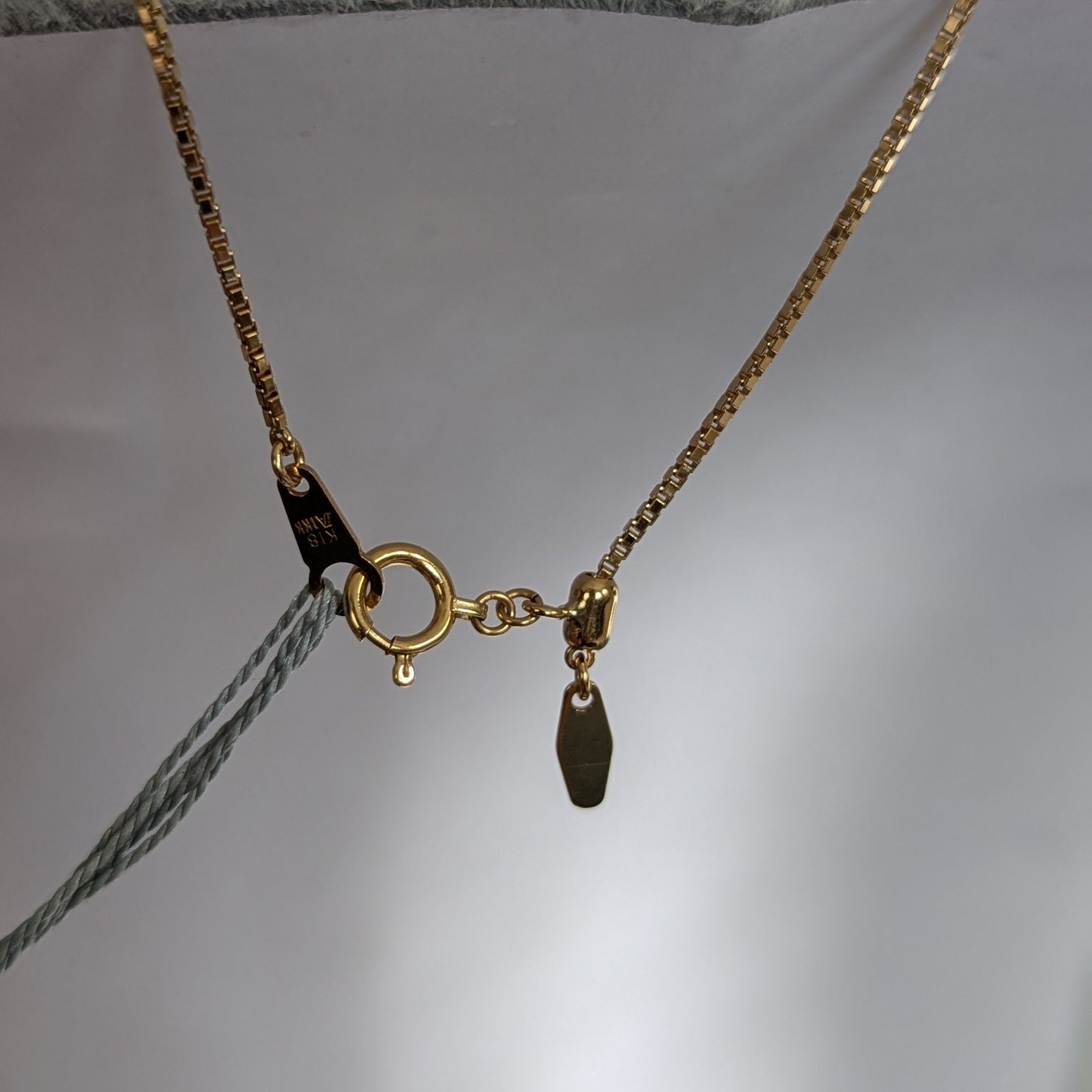 11. Botella YGネックレス ープリンセスカットダイヤモンド 1.012ct + 0.54ct ー