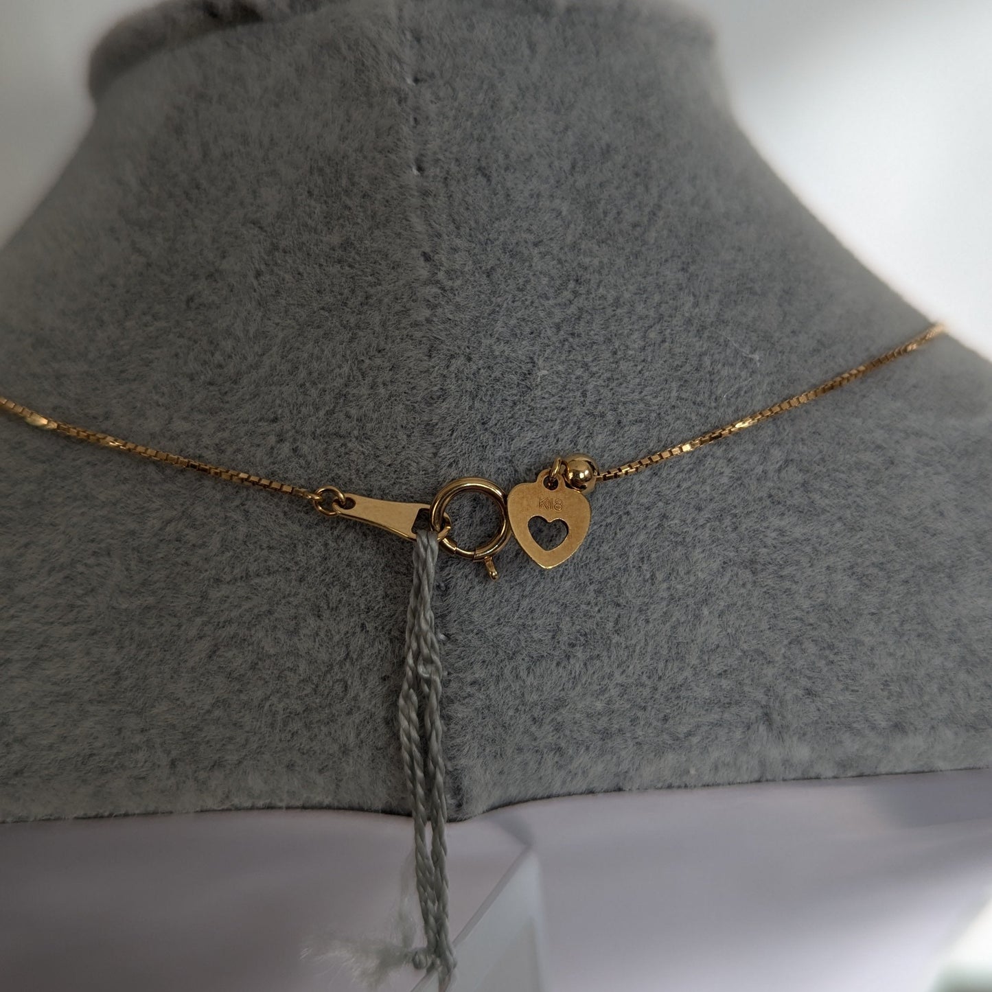 10. 【チャリティ企画】ぷっくりハート♡パヴェYGネックレス 0.52ct