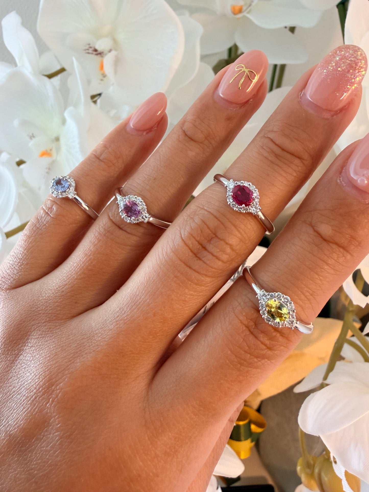 15. 【うるる】ニュアンスブルー・ファンシーサファイアリング　