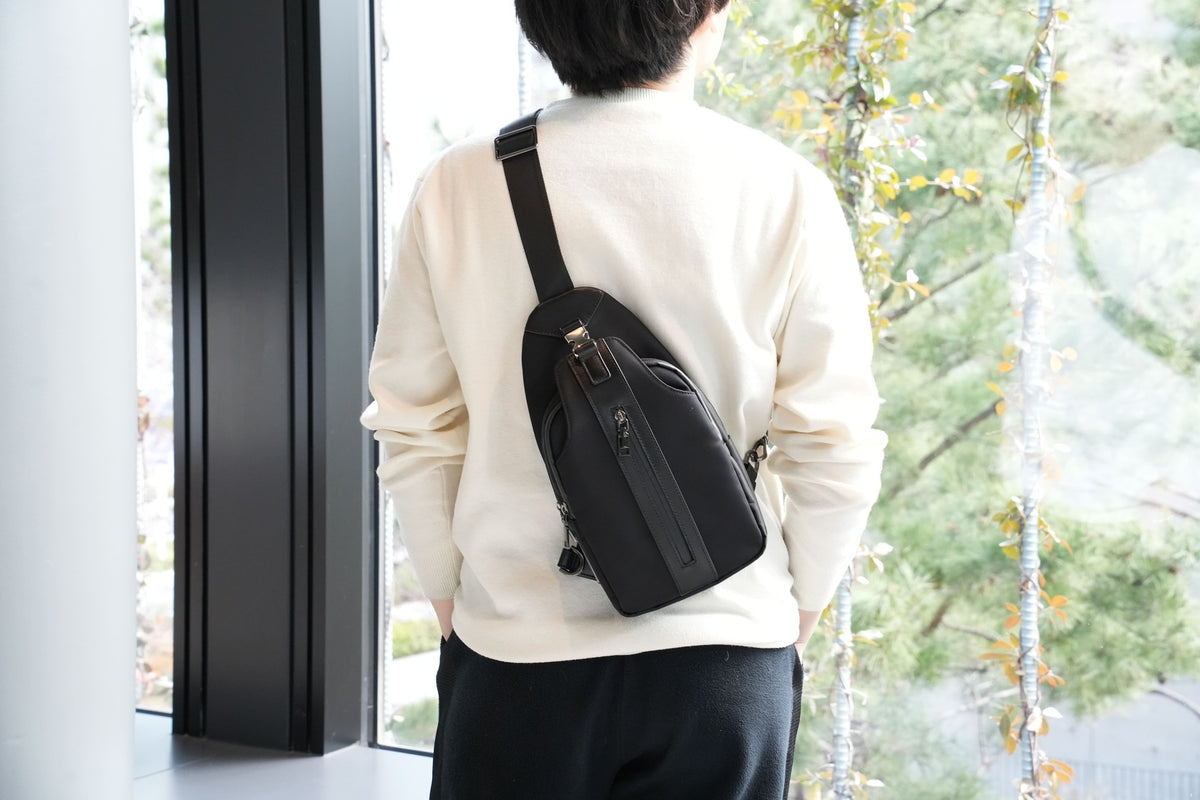 フィンガーロック（指紋認証）ボディバッグ Secretta