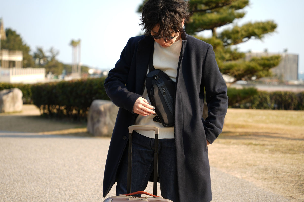 フィンガーロック（指紋認証）ボディバッグ Secretta
