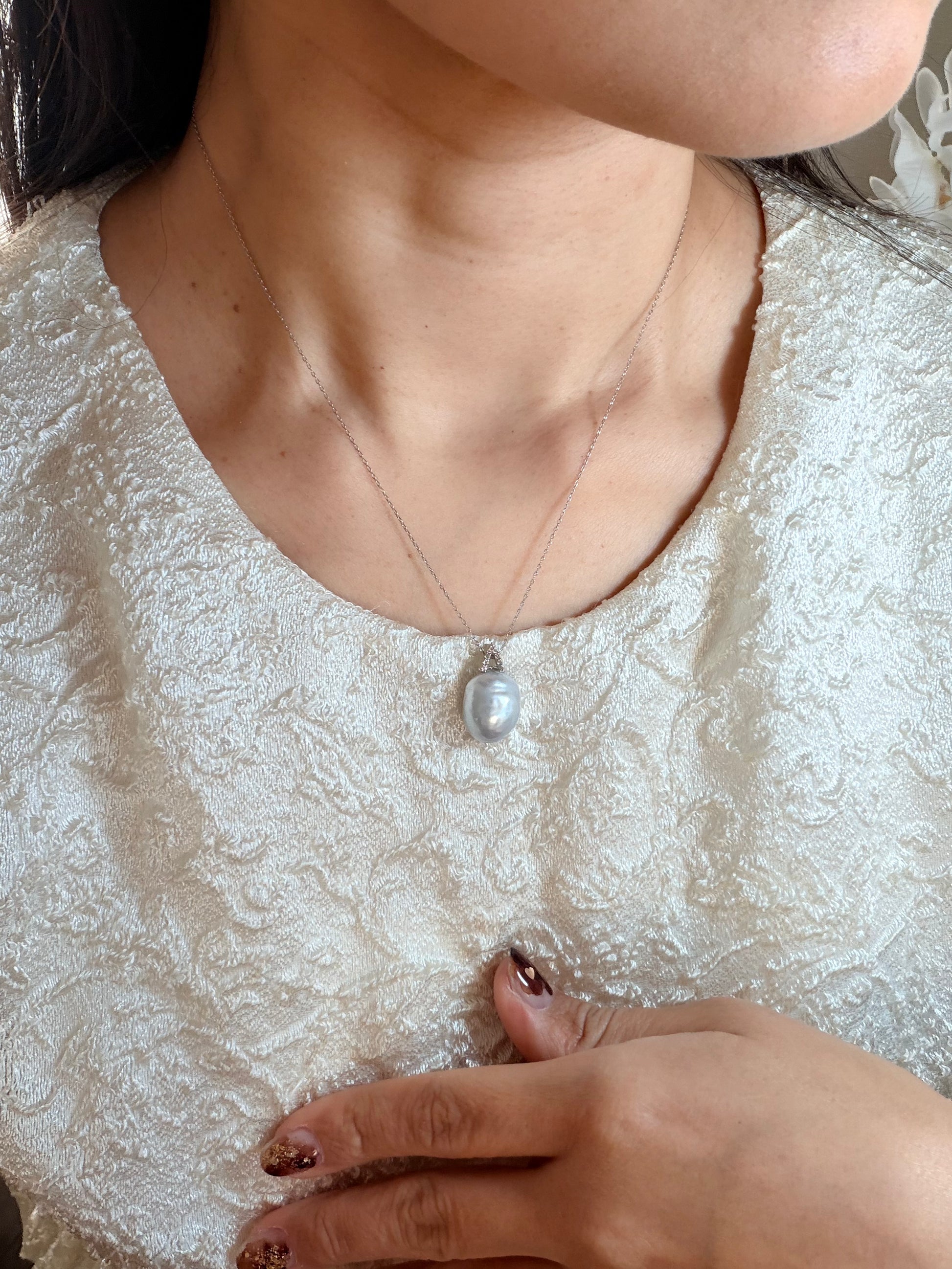 PT 白蝶13.3mm バロックペンダント – KAORI WONG