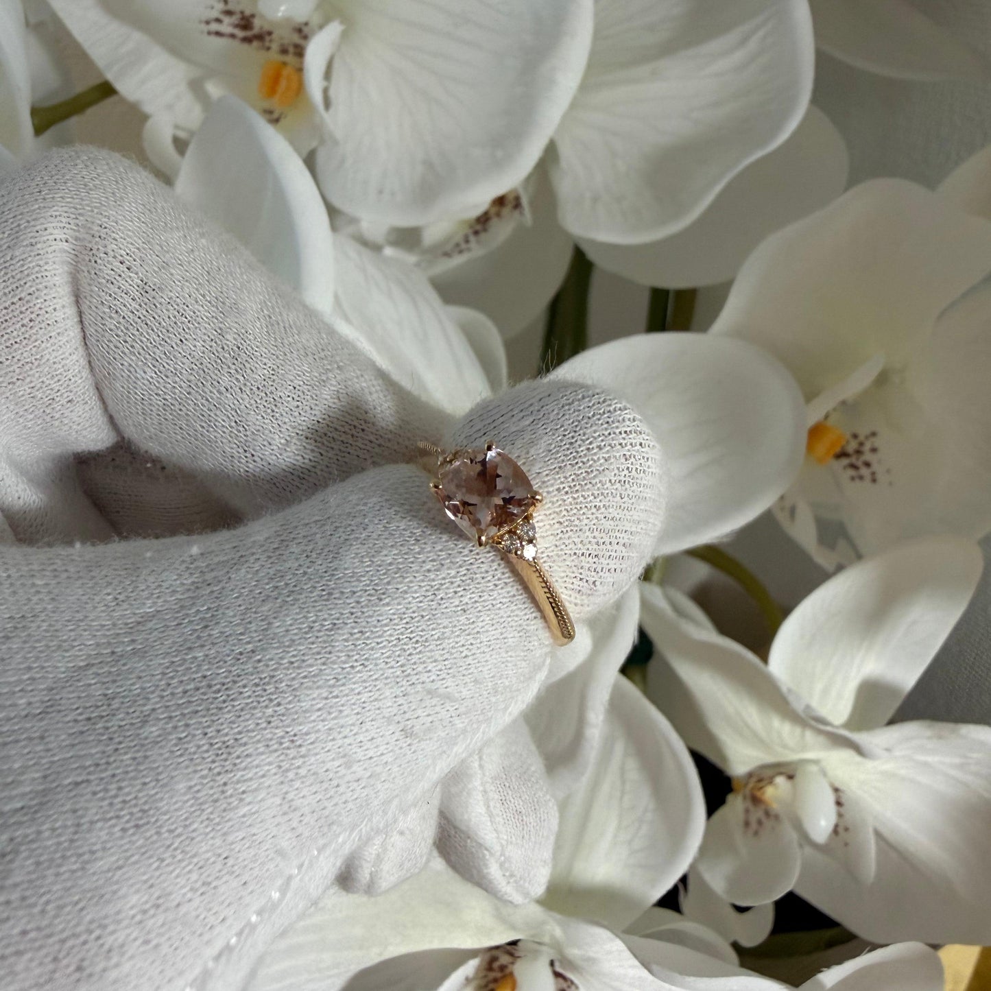 【水面のモルガナイト】モルガナイトリング PG