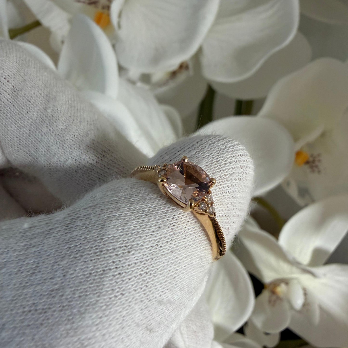 【水面のモルガナイト】モルガナイトリング PG