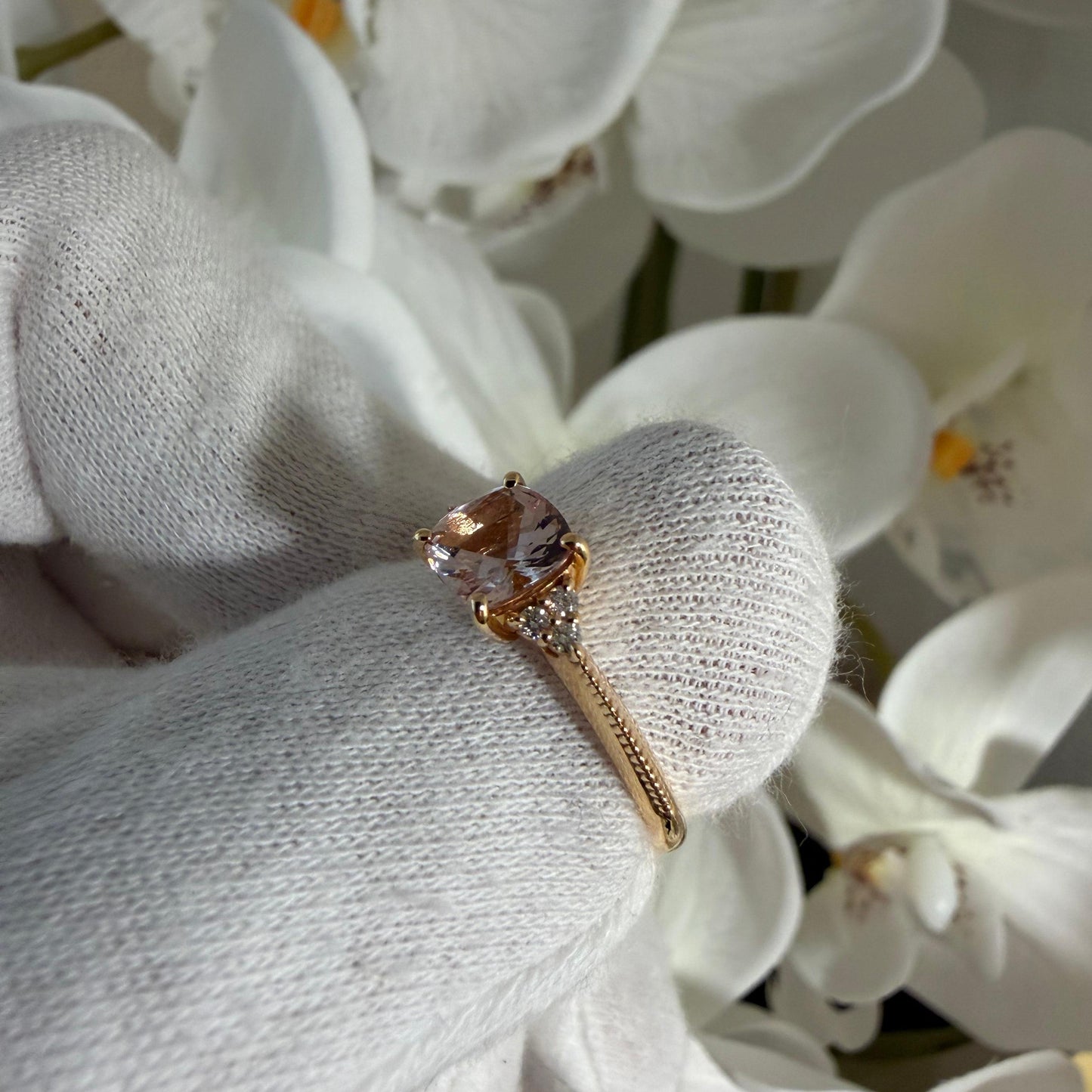 【水面のモルガナイト】モルガナイトリング PG