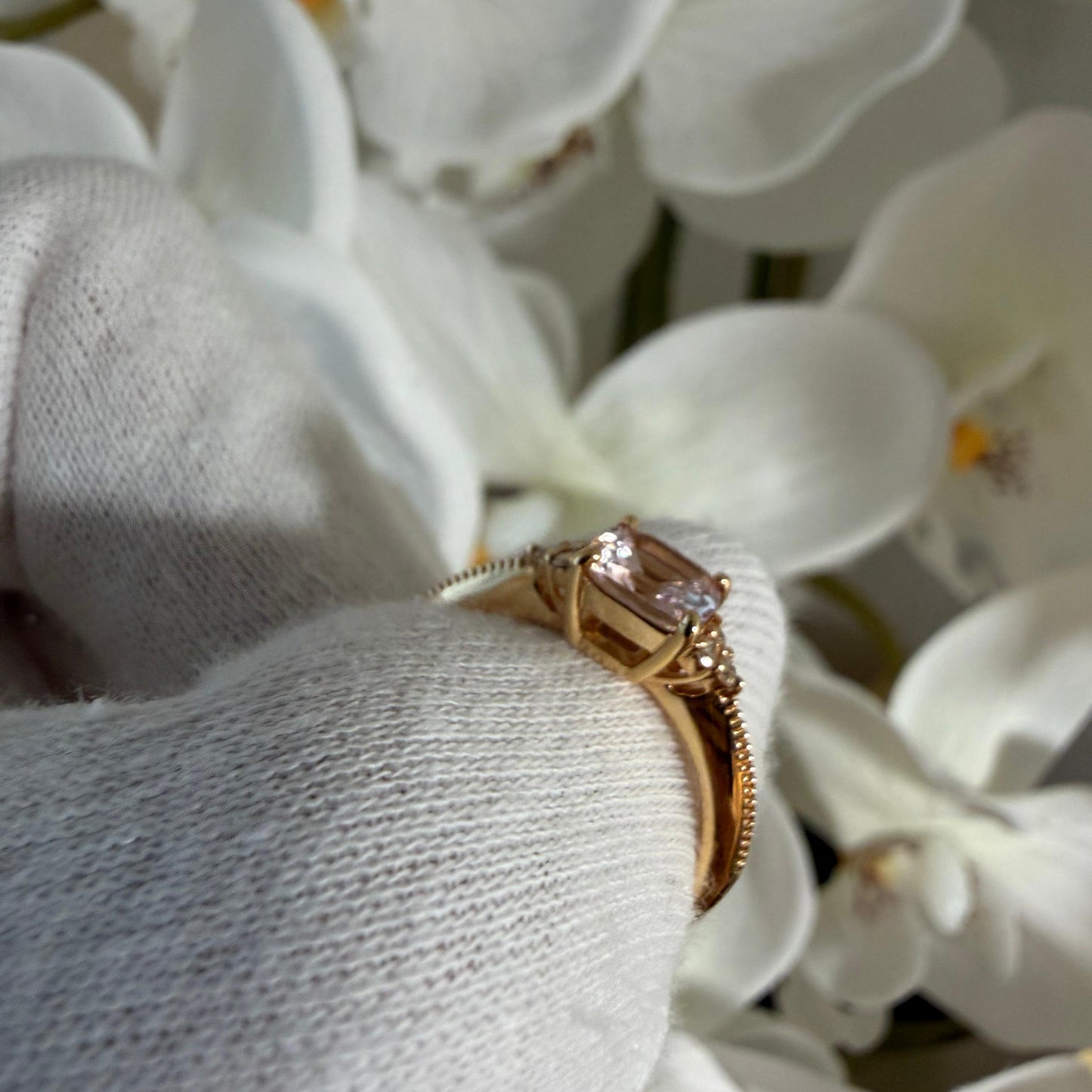 【水面のモルガナイト】モルガナイトリング PG