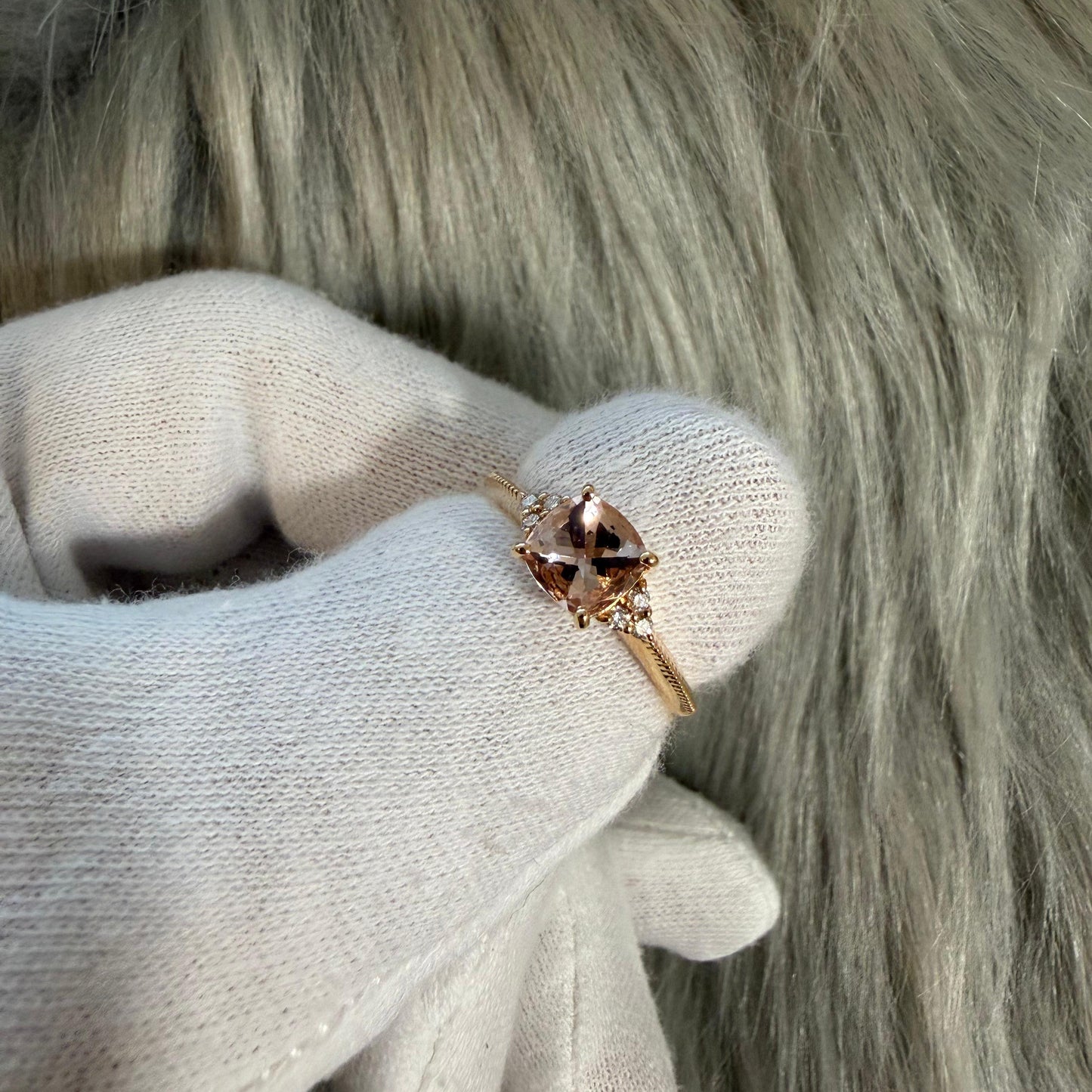 【水面のモルガナイト】モルガナイトリング PG