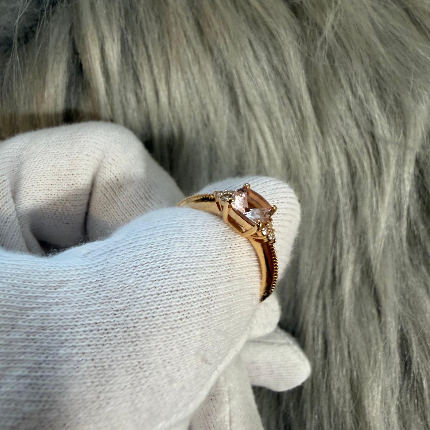 【水面のモルガナイト】モルガナイトリング PG