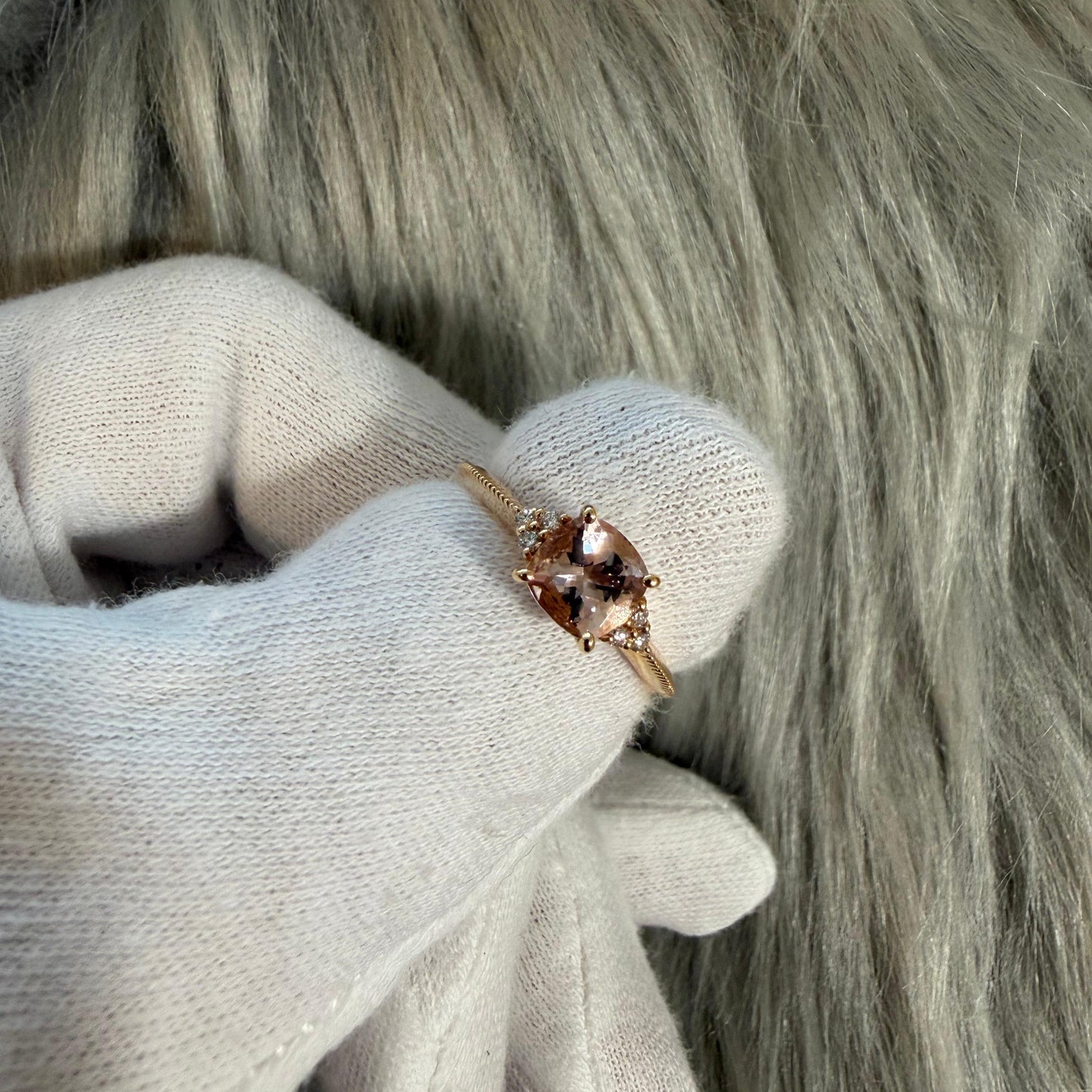 【水面のモルガナイト】モルガナイトリング PG