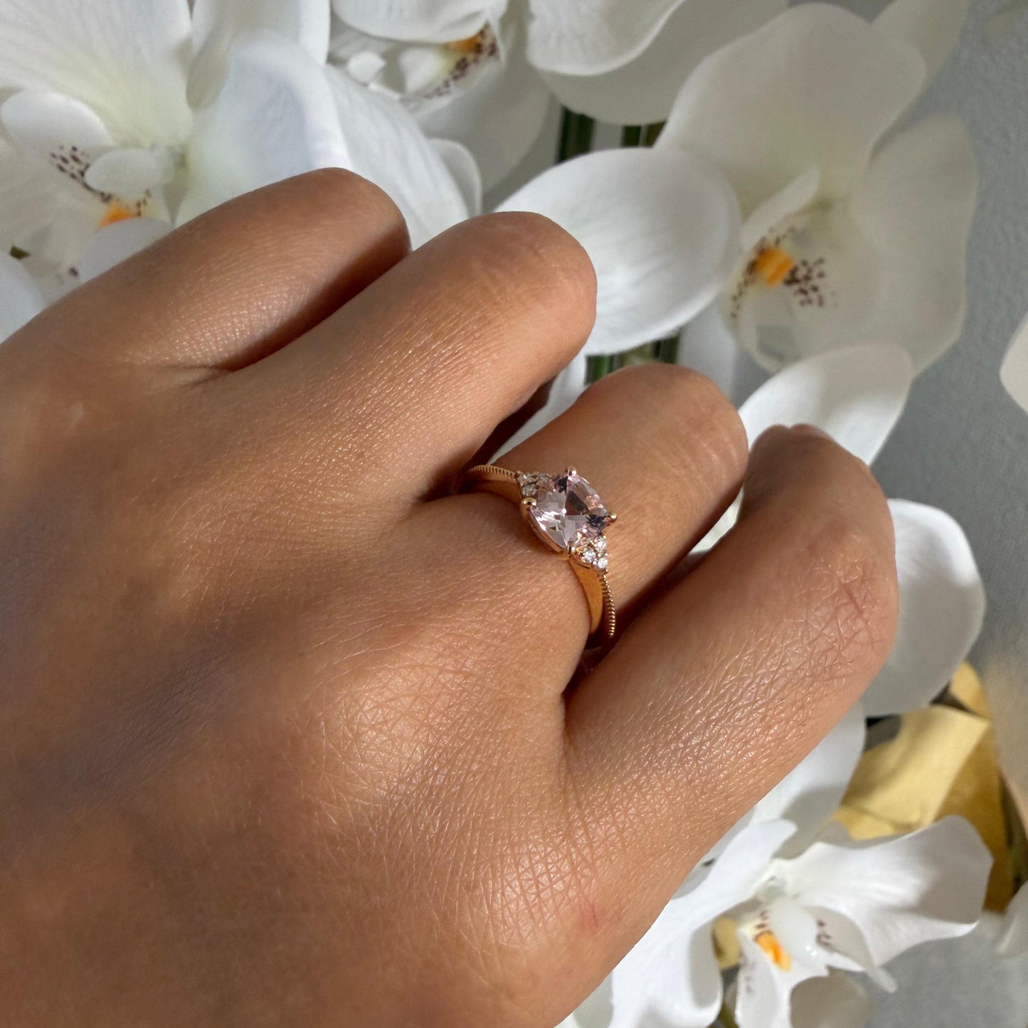 【水面のモルガナイト】モルガナイトリング PG