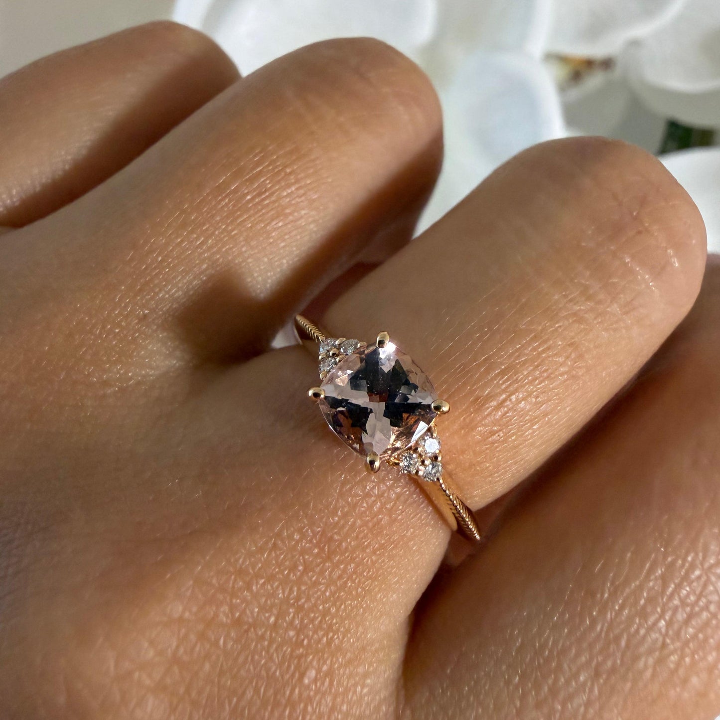 【水面のモルガナイト】モルガナイトリング PG