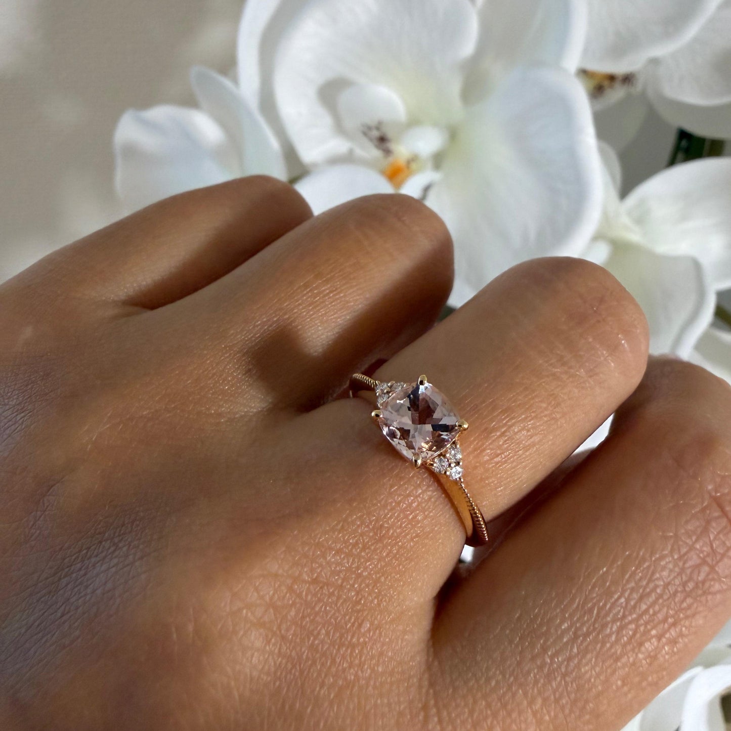 【水面のモルガナイト】モルガナイトリング PG