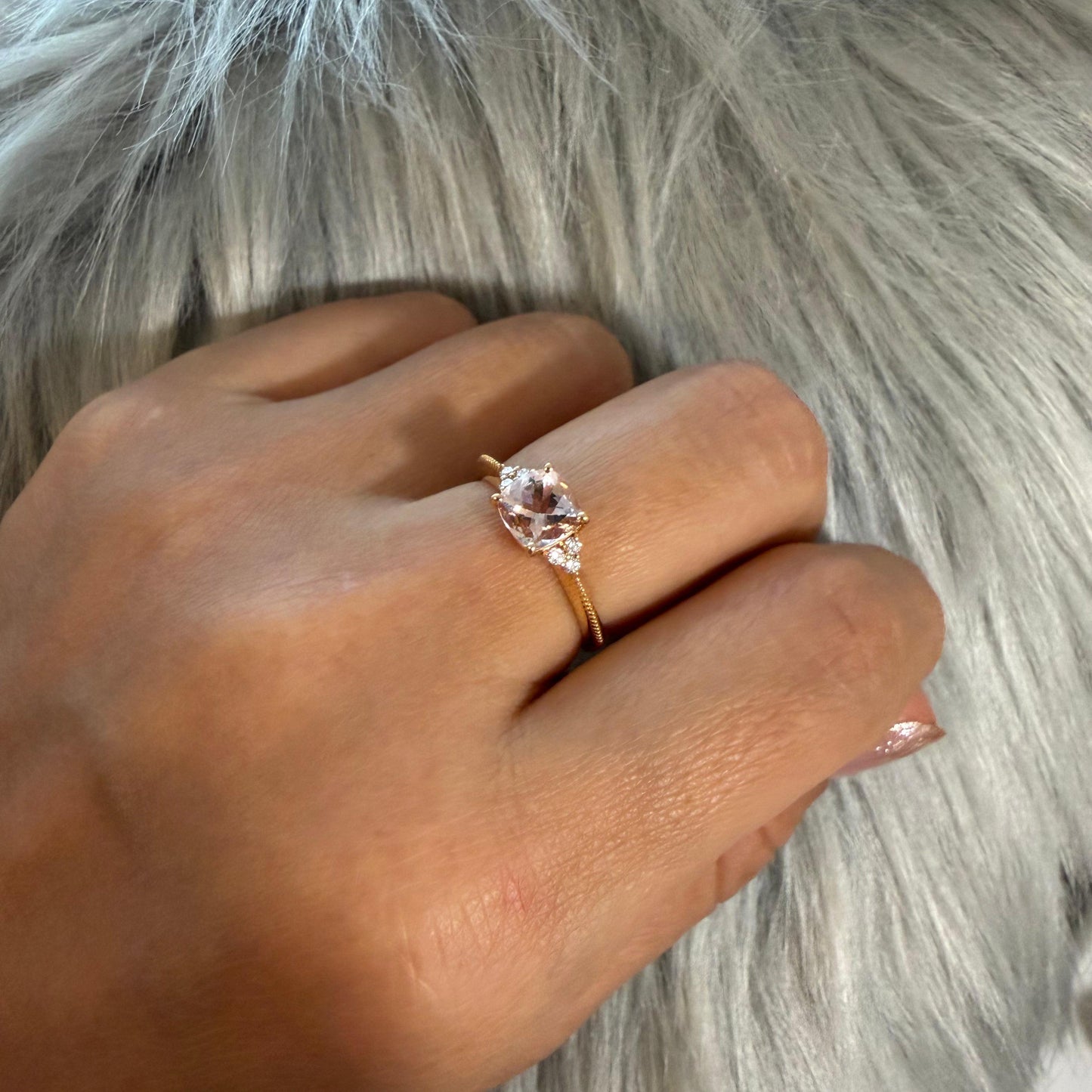 【水面のモルガナイト】モルガナイトリング PG