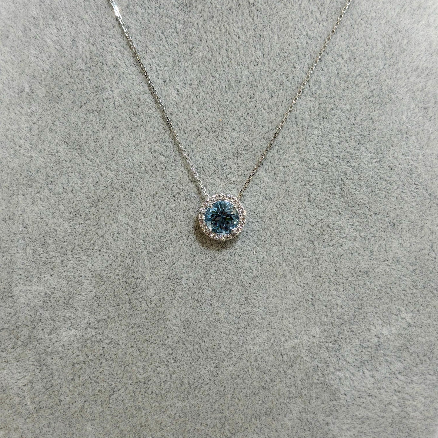 【Candy】PTアクアマリンネックレス