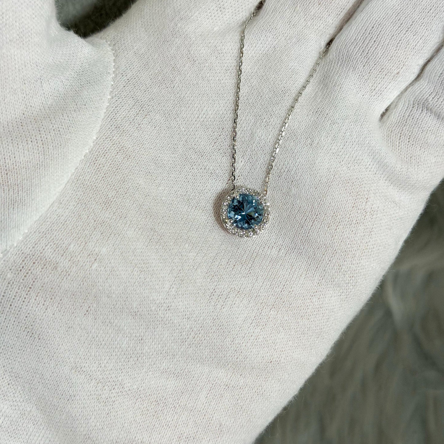 【Candy】PTアクアマリンネックレス