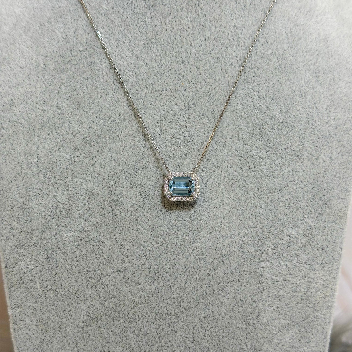 PTアクアマリンネックレス