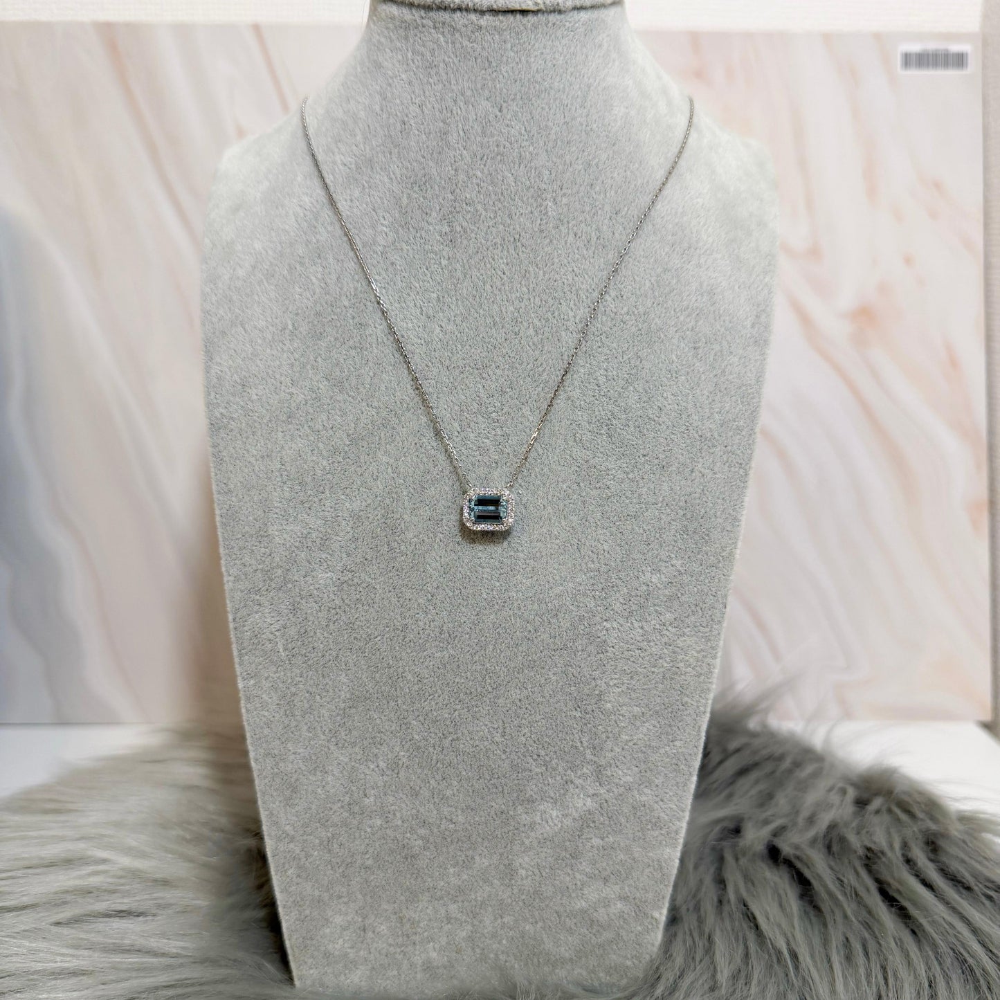 PTアクアマリンネックレス