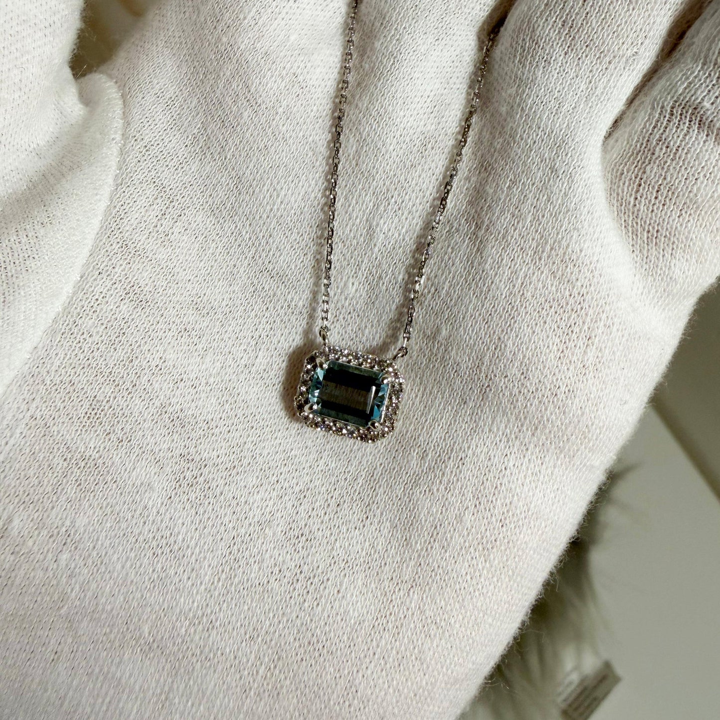 PTアクアマリンネックレス