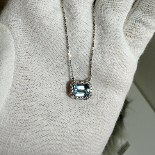 PTアクアマリンネックレス