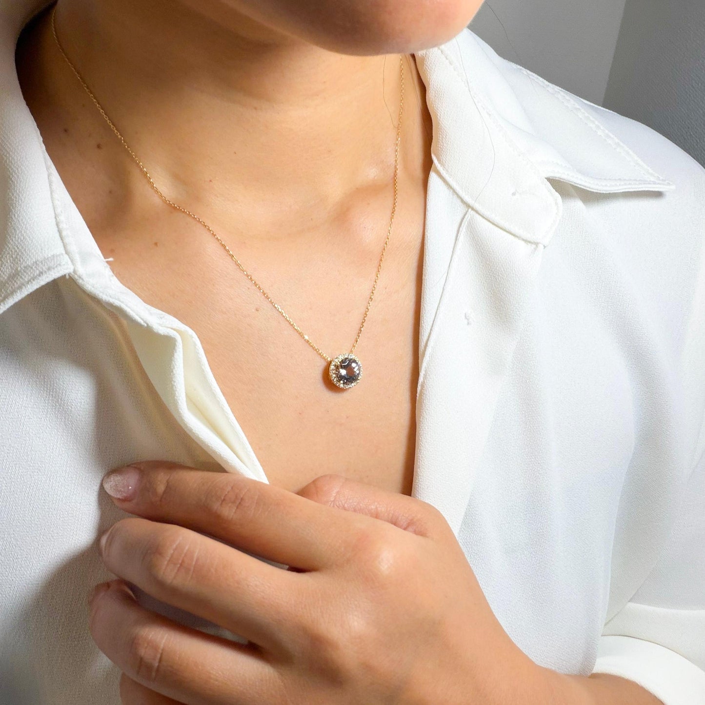 【Candy】YGゾイサイトネックレスCGL