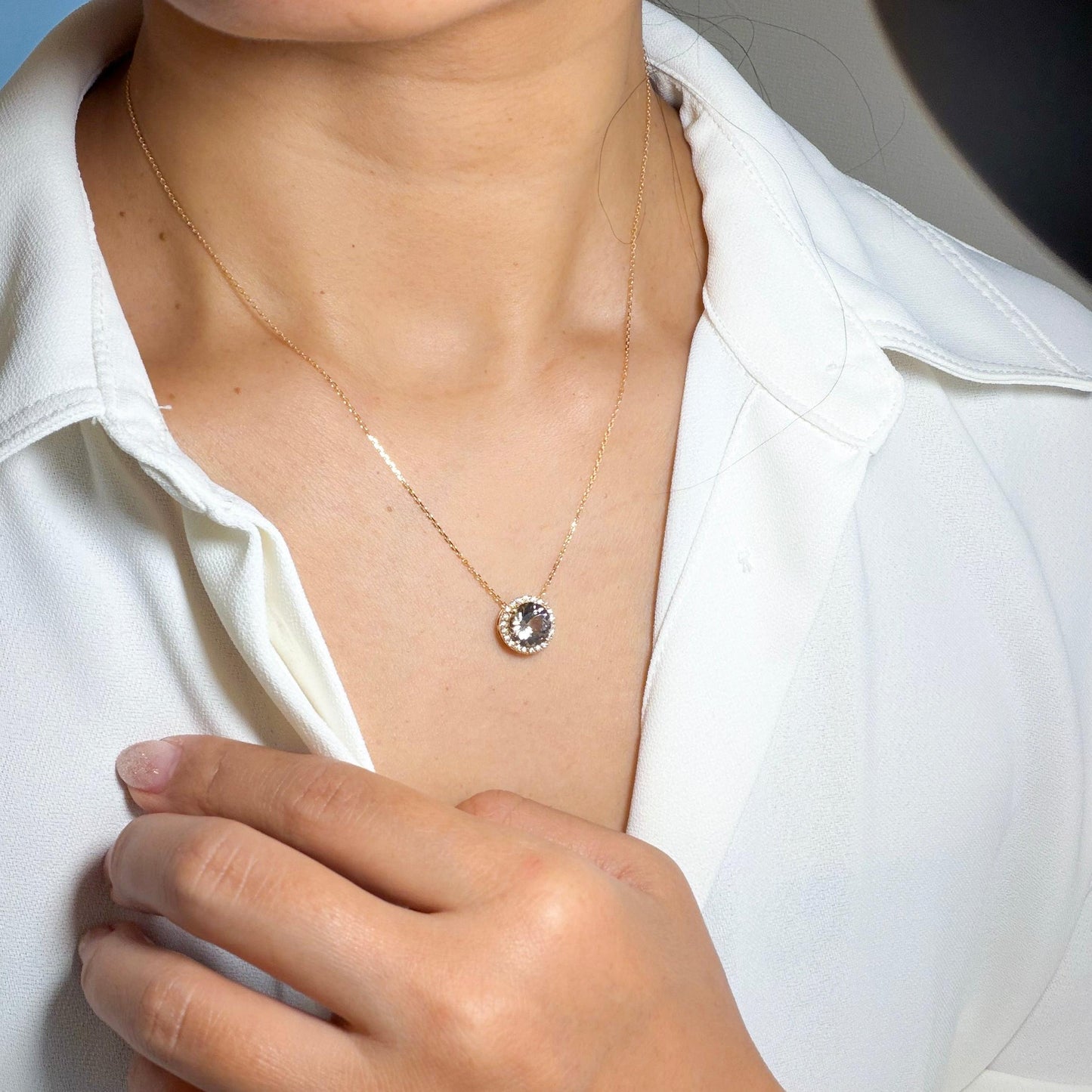 【Candy】YGゾイサイトネックレスCGL