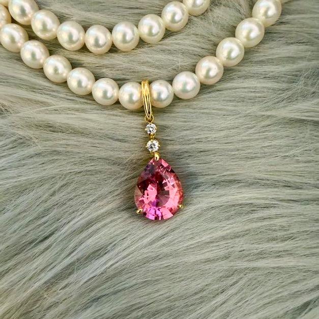 YGピンクトルマリン ペンダントヘッド