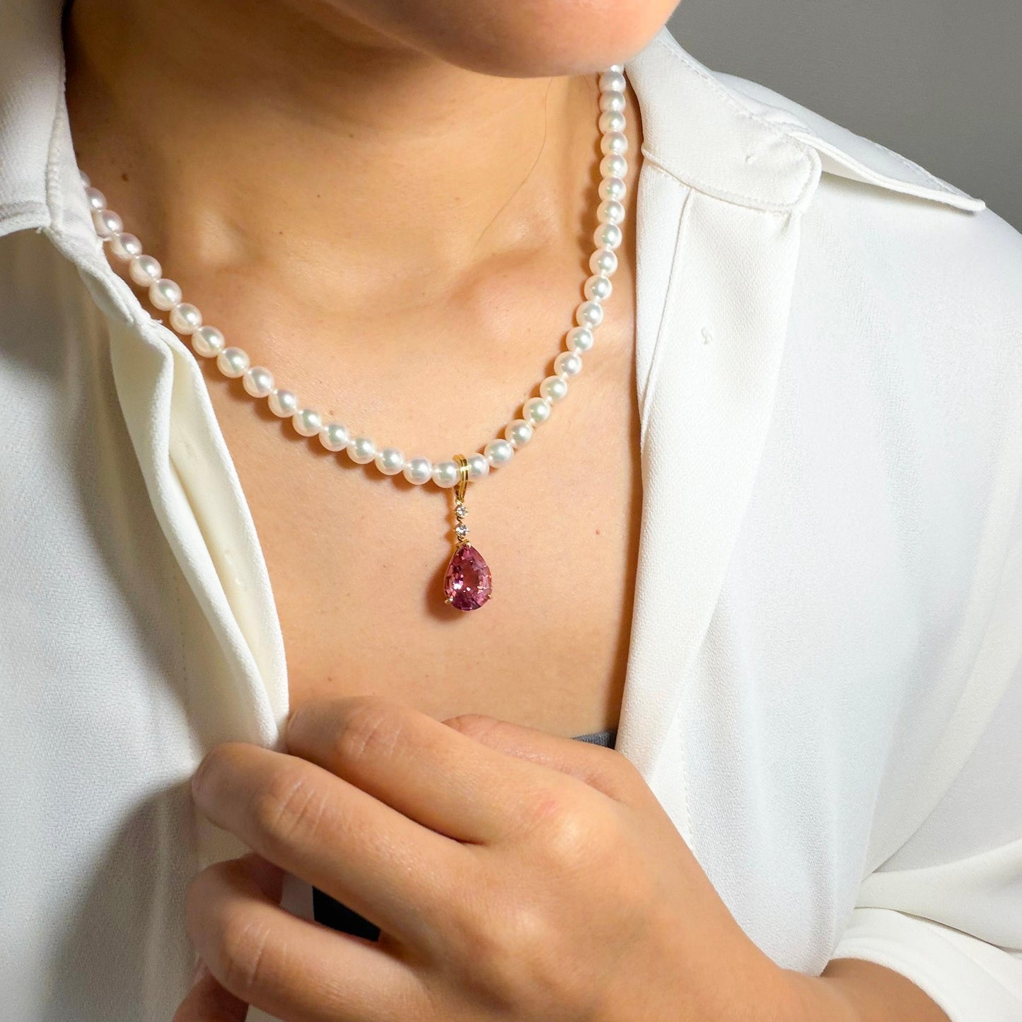 YGピンクトルマリン ペンダントヘッド