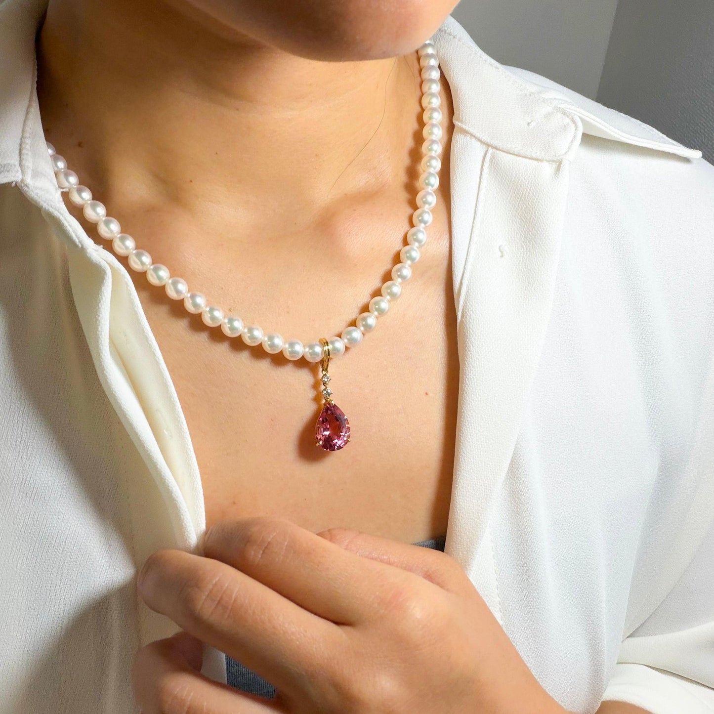 YGピンクトルマリン ペンダントヘッド