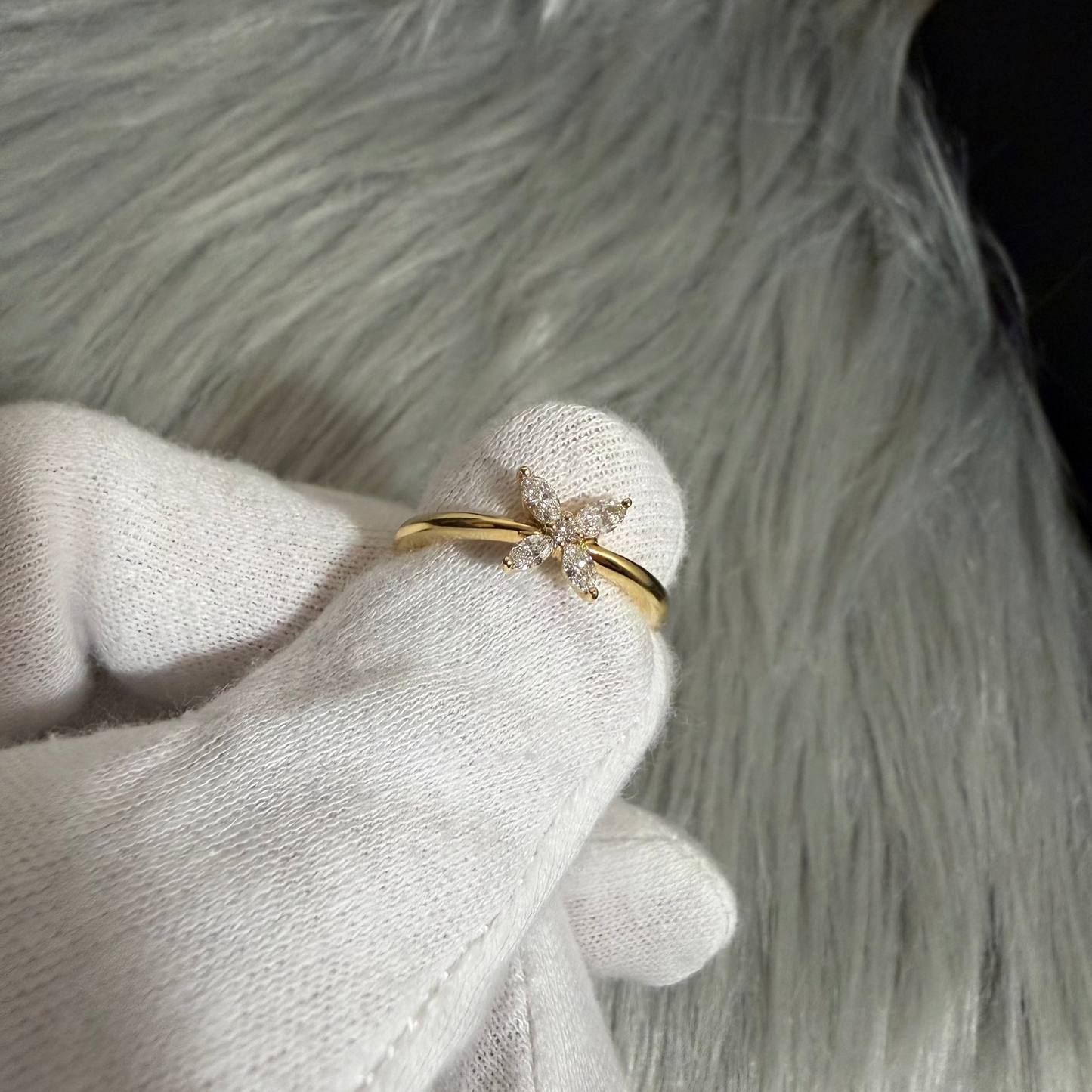 バタフライ一匹♡リング