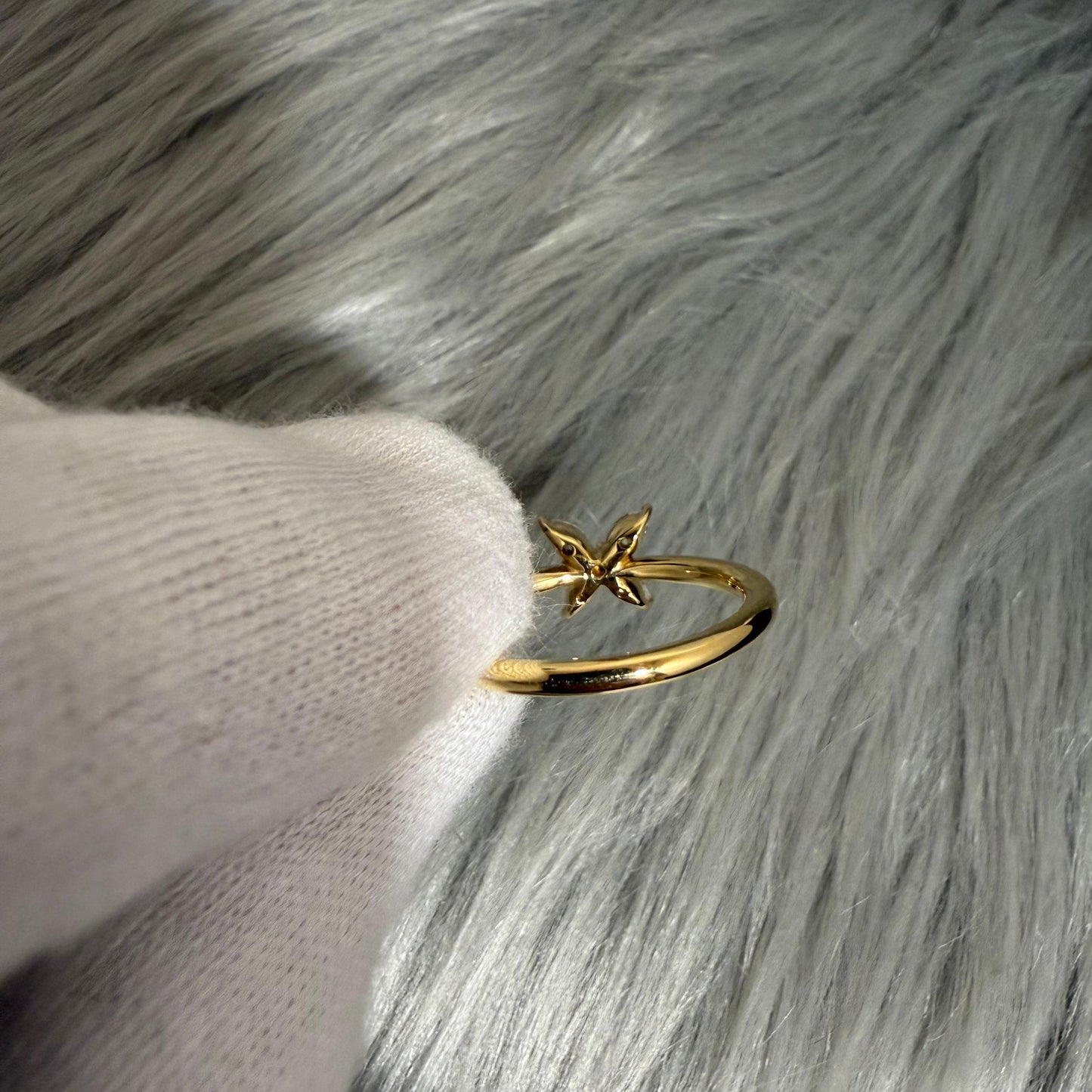 バタフライ一匹♡リング