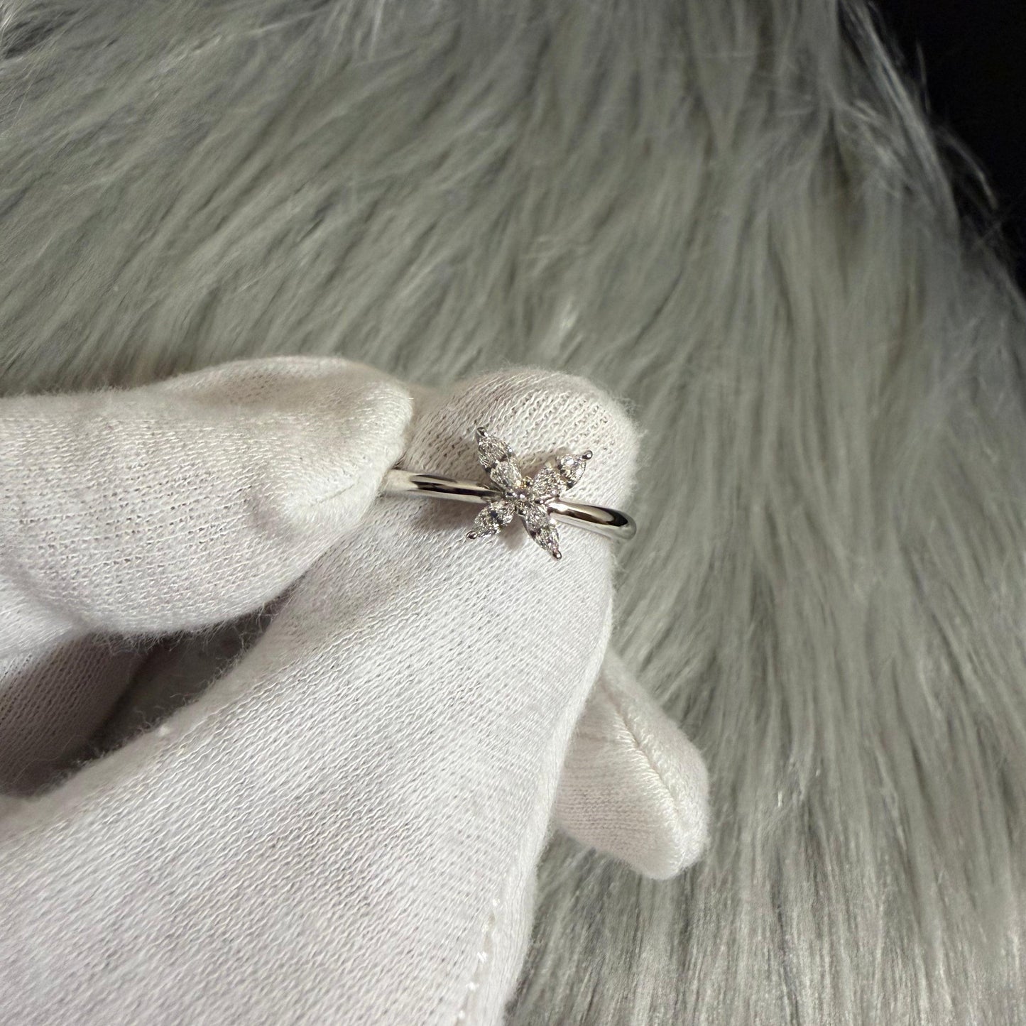 バタフライ一匹♡リング