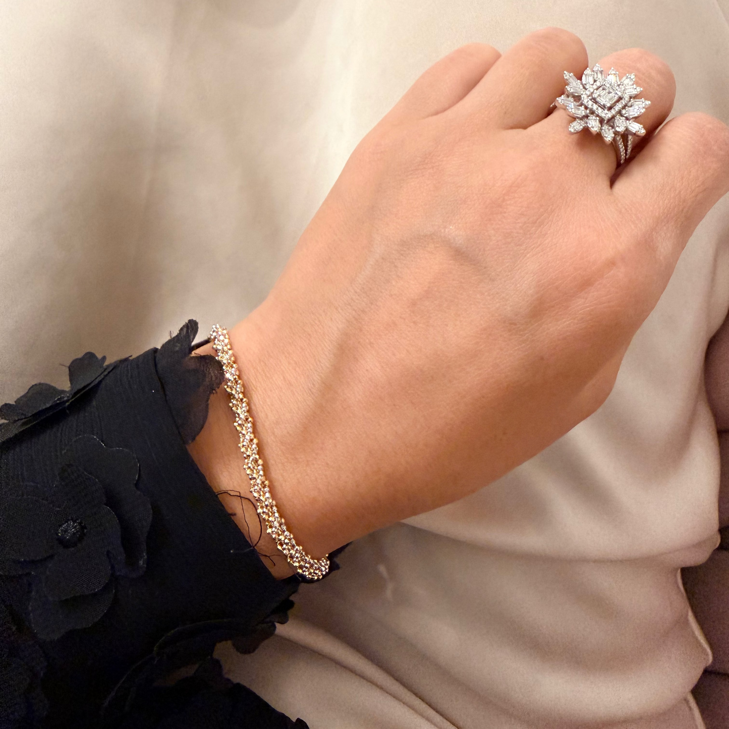 【即納】こんぺいとうmedium ブレスレット17cm