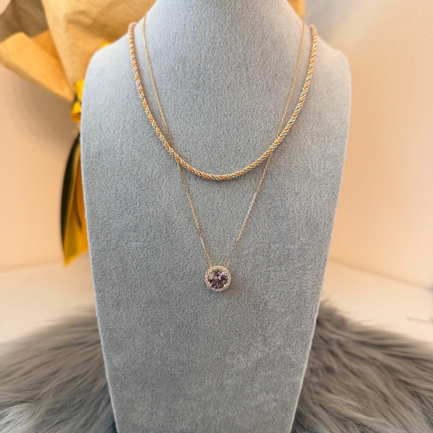 【即納】トリカラーロープ ブレスレット＆ネックレス