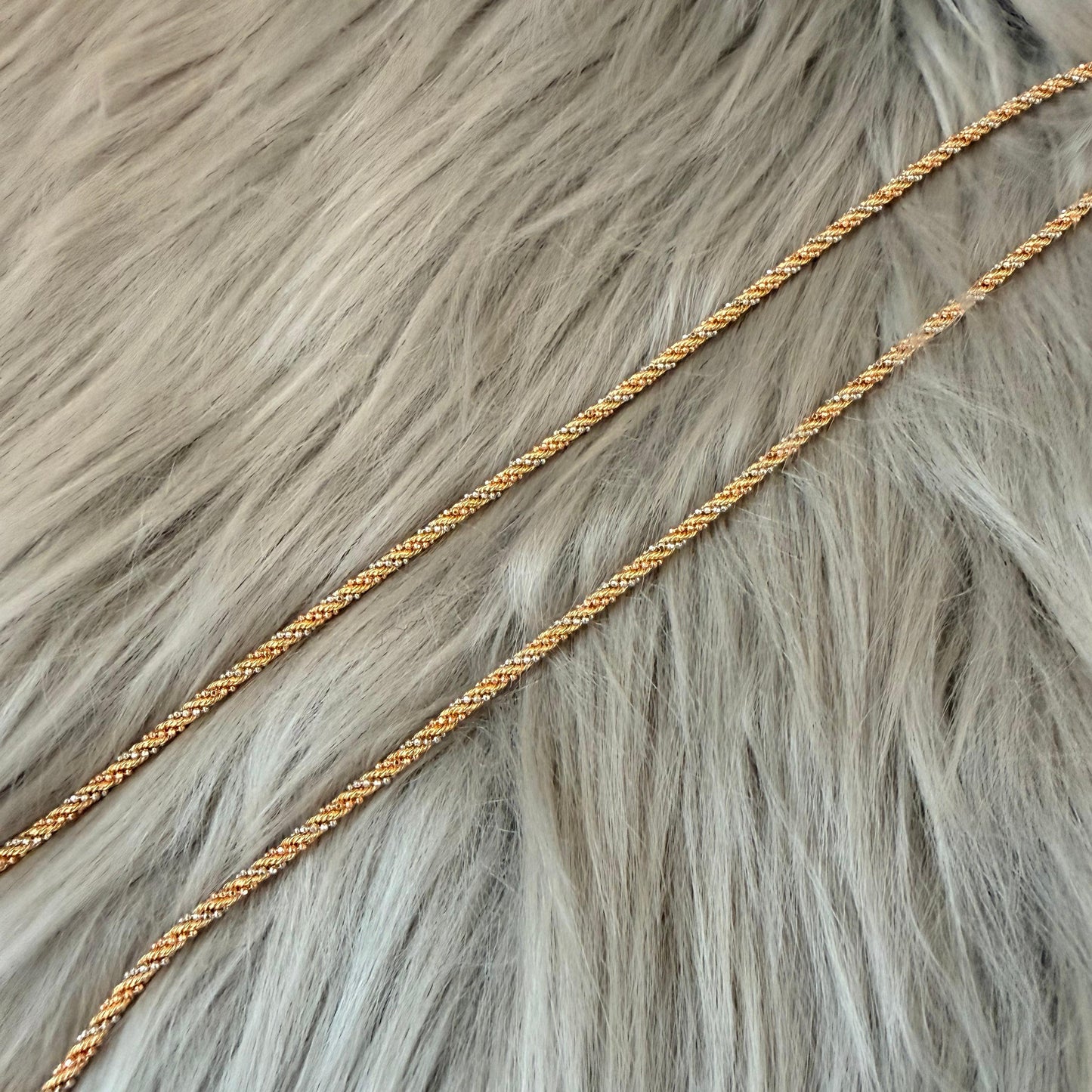 【即納】トリカラーロープ ブレスレット＆ネックレス