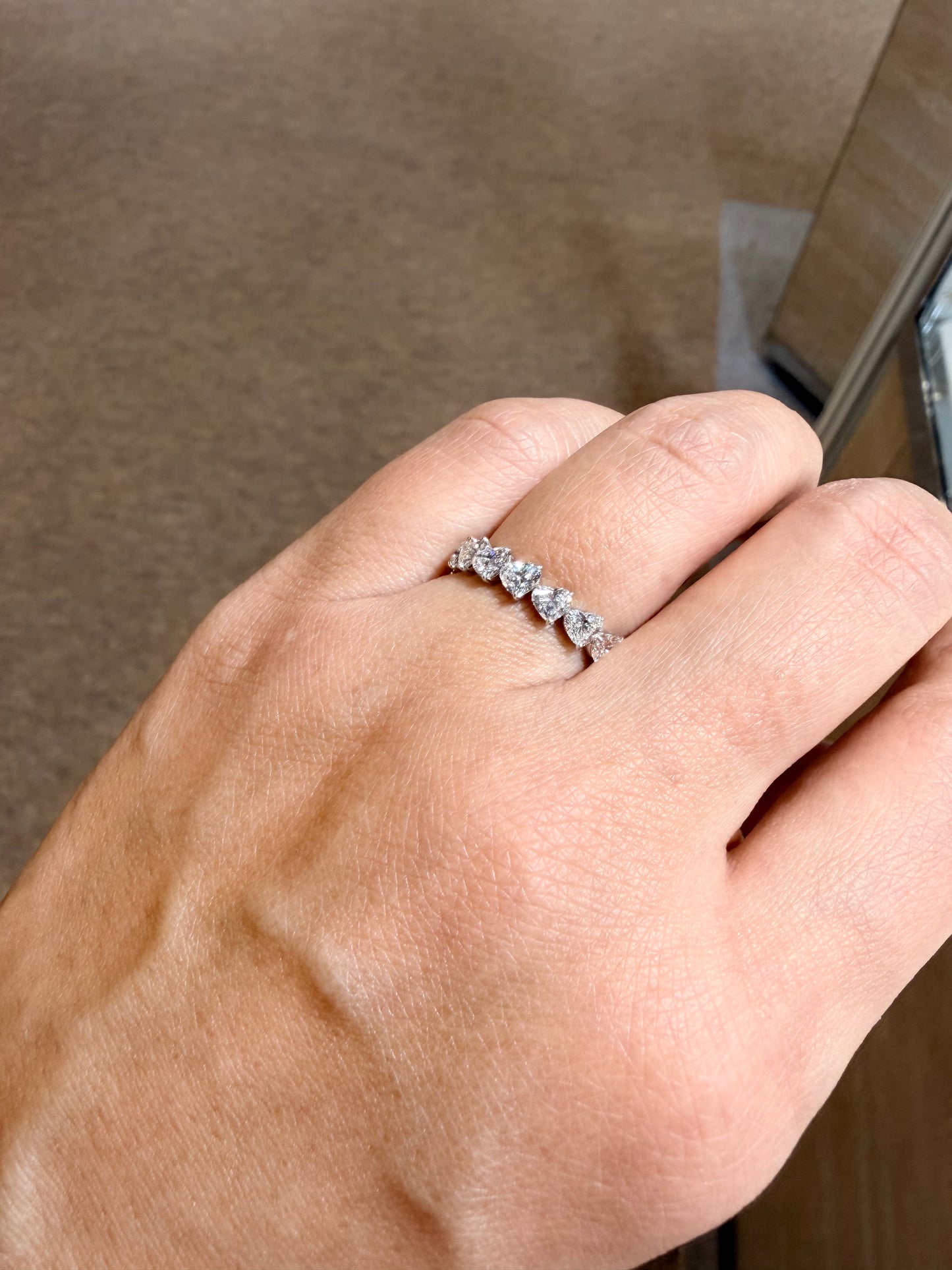 10. PT アレキサンドライト ハーフエタニティリング