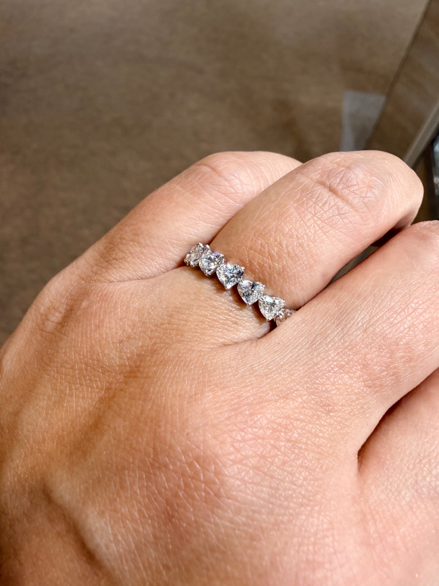 10. PT アレキサンドライト ハーフエタニティリング