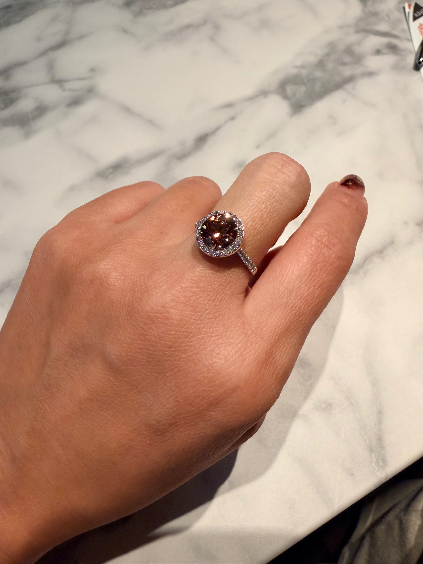 03. PT ジルコン ヘイローリング