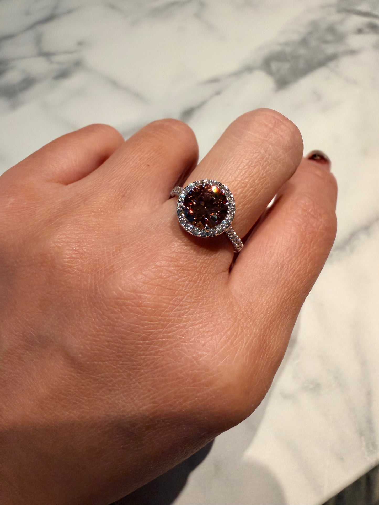 03. PT ジルコン ヘイローリング