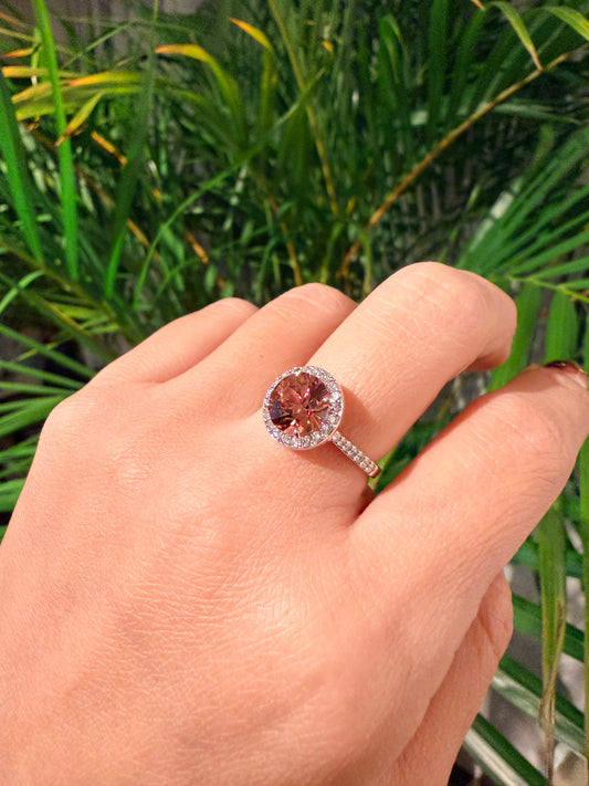 03. PT ジルコン ヘイローリング