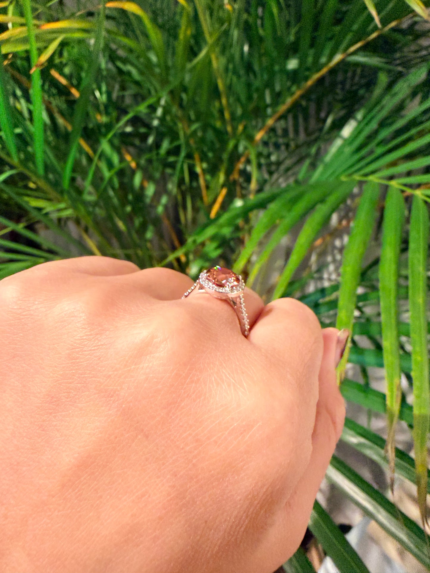 03. PT ジルコン ヘイローリング