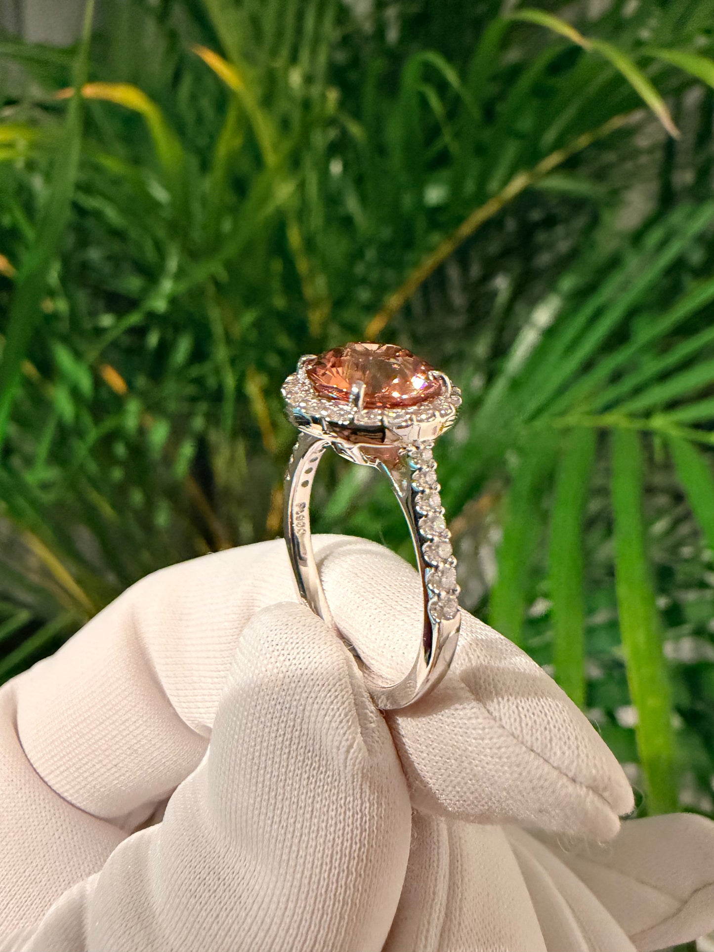 03. PT ジルコン ヘイローリング