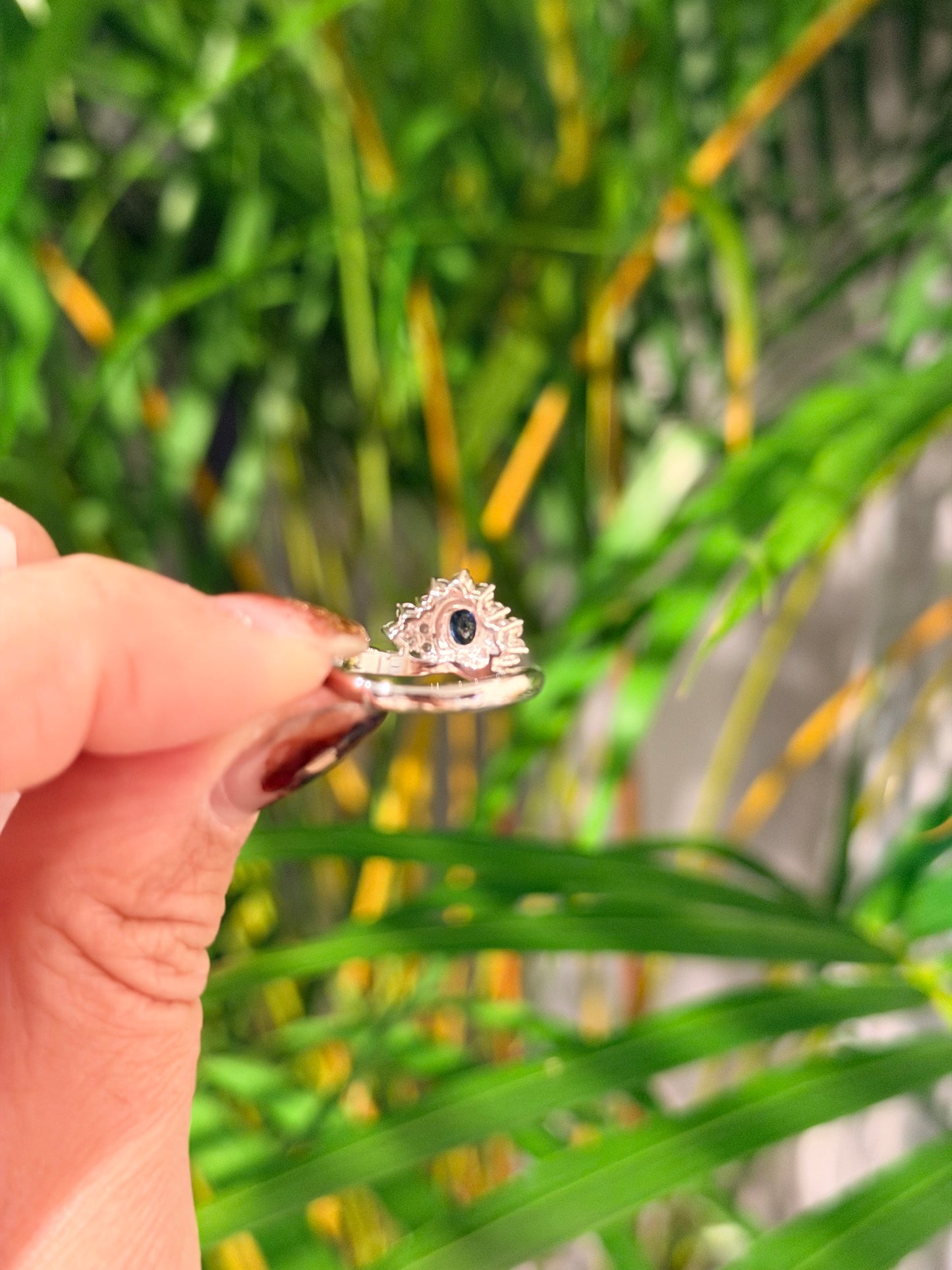 07. (番外編）PT ずっしりサファイアQueen リング