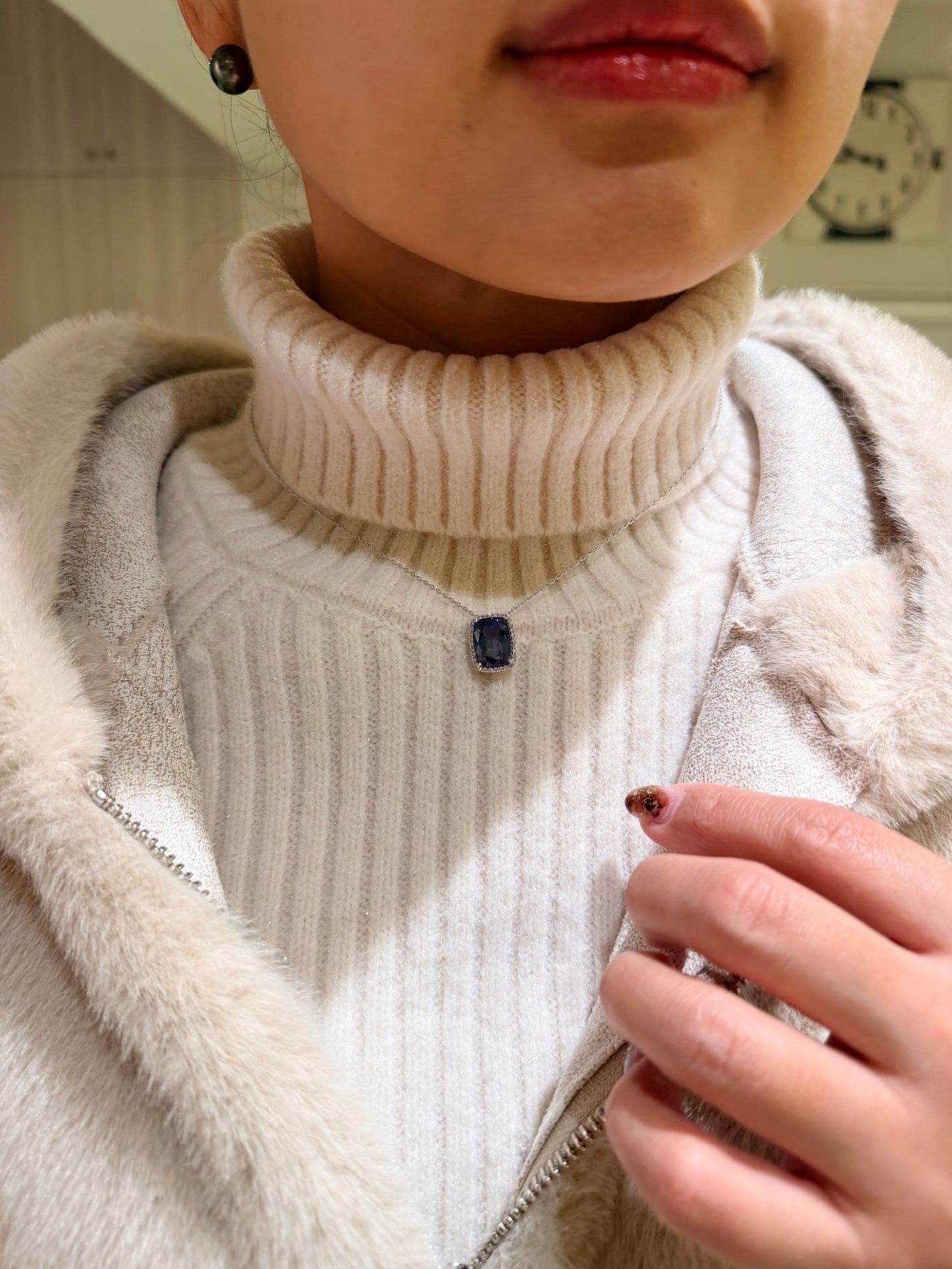 18. PTゾイサイトネックレス