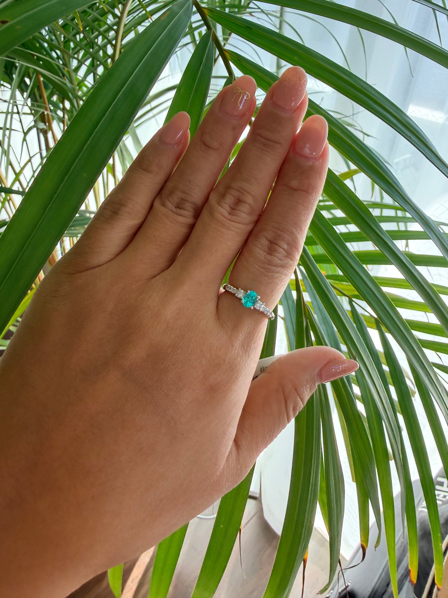 01. 【天国の海】PT ブラジル産パライバトルマリンリング GIA鑑定書付き