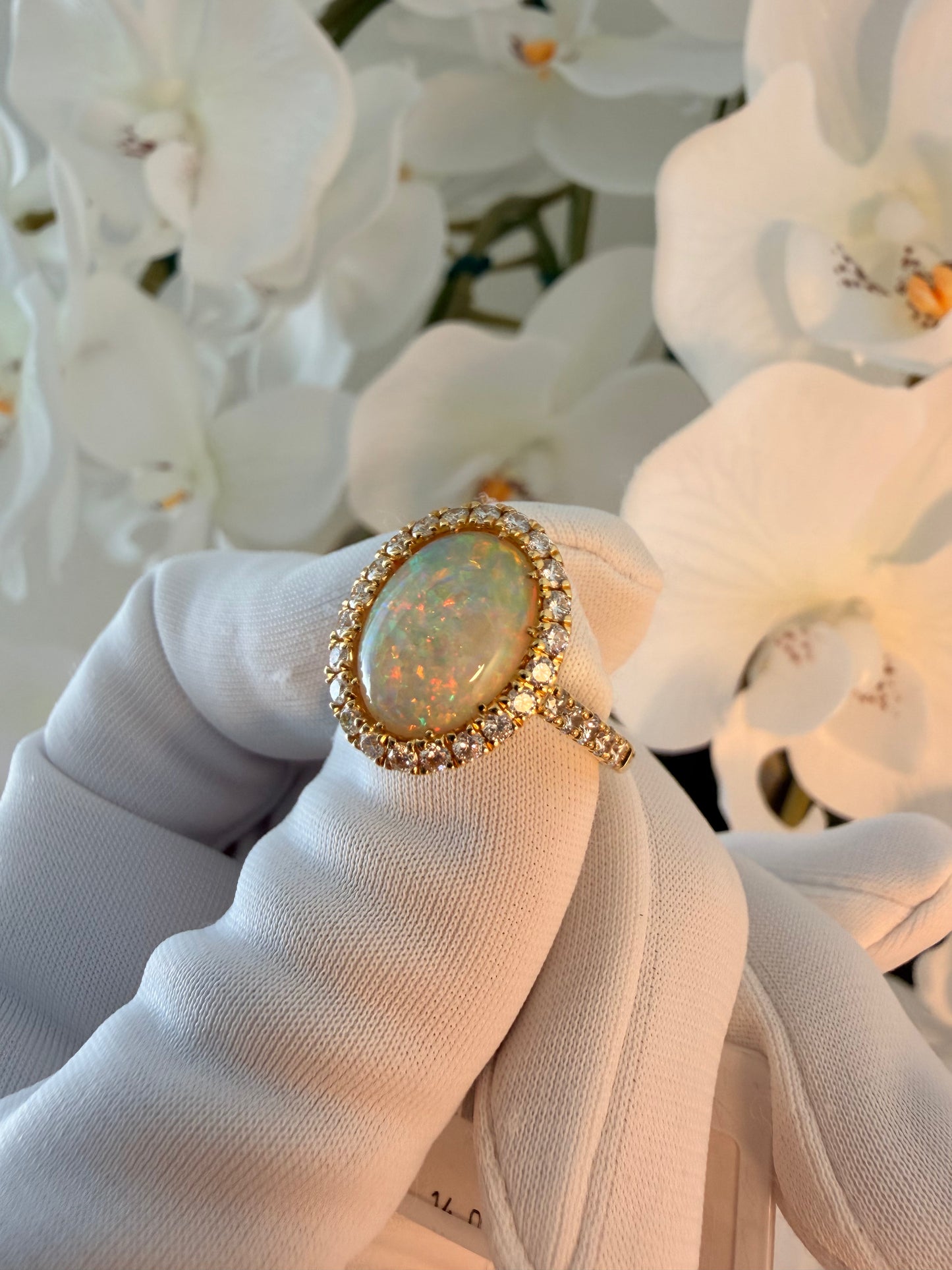 04. 【印象派オパール】YG　オパール　リング