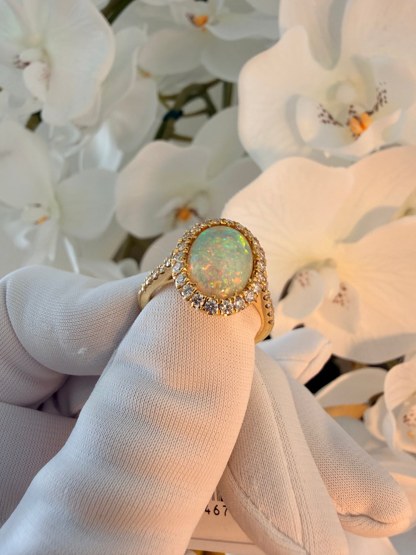 04. 【印象派オパール】YG　オパール　リング