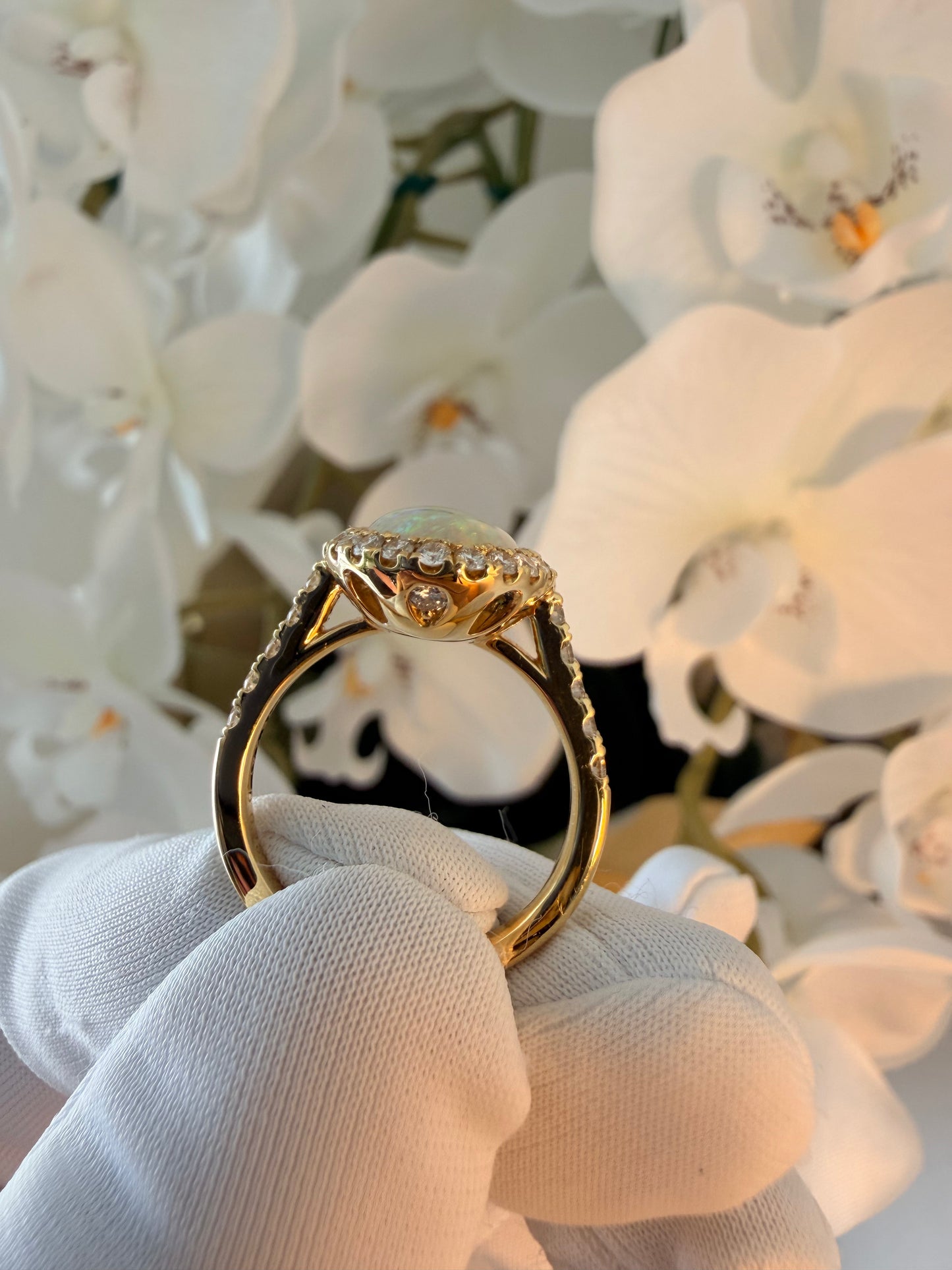 04. 【印象派オパール】YG　オパール　リング