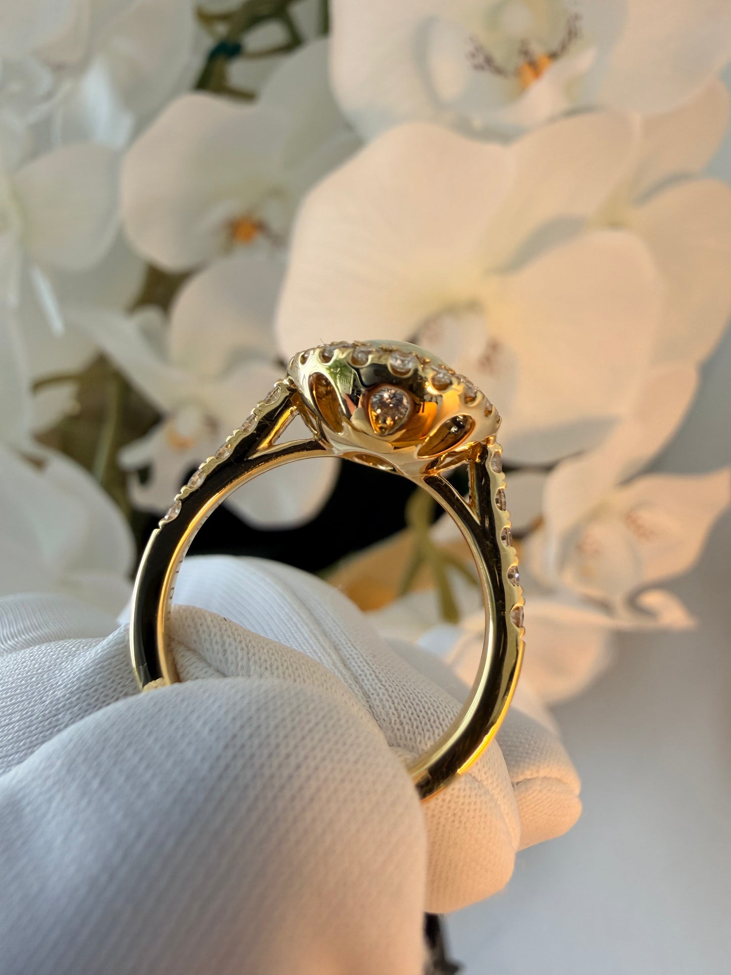 04. 【印象派オパール】YG　オパール　リング