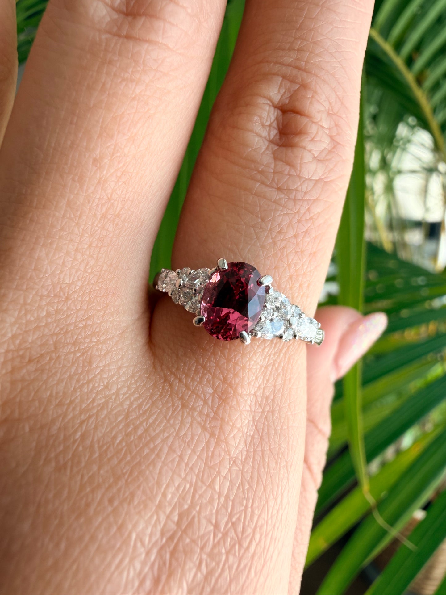 06. 【心を射るスピネル】 PT スピネルリング